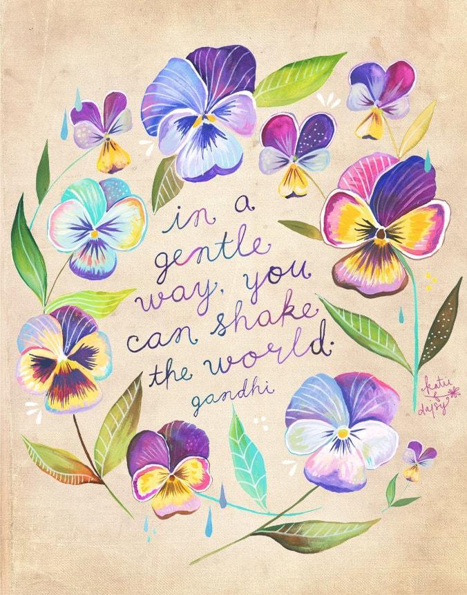 Shake The World Art Print