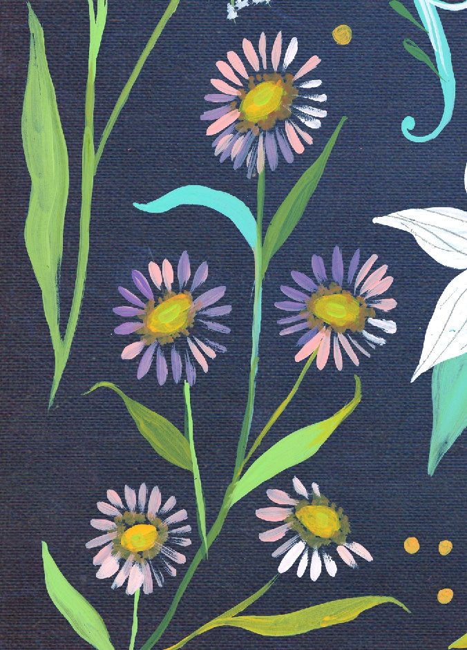 Wildflowers of the Pacific Coast Art Print