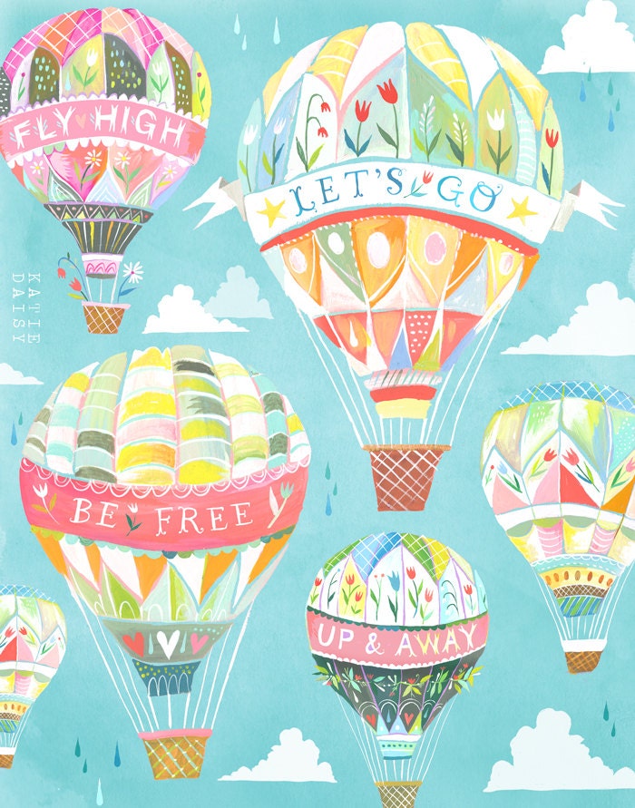 Up and Away Art Print