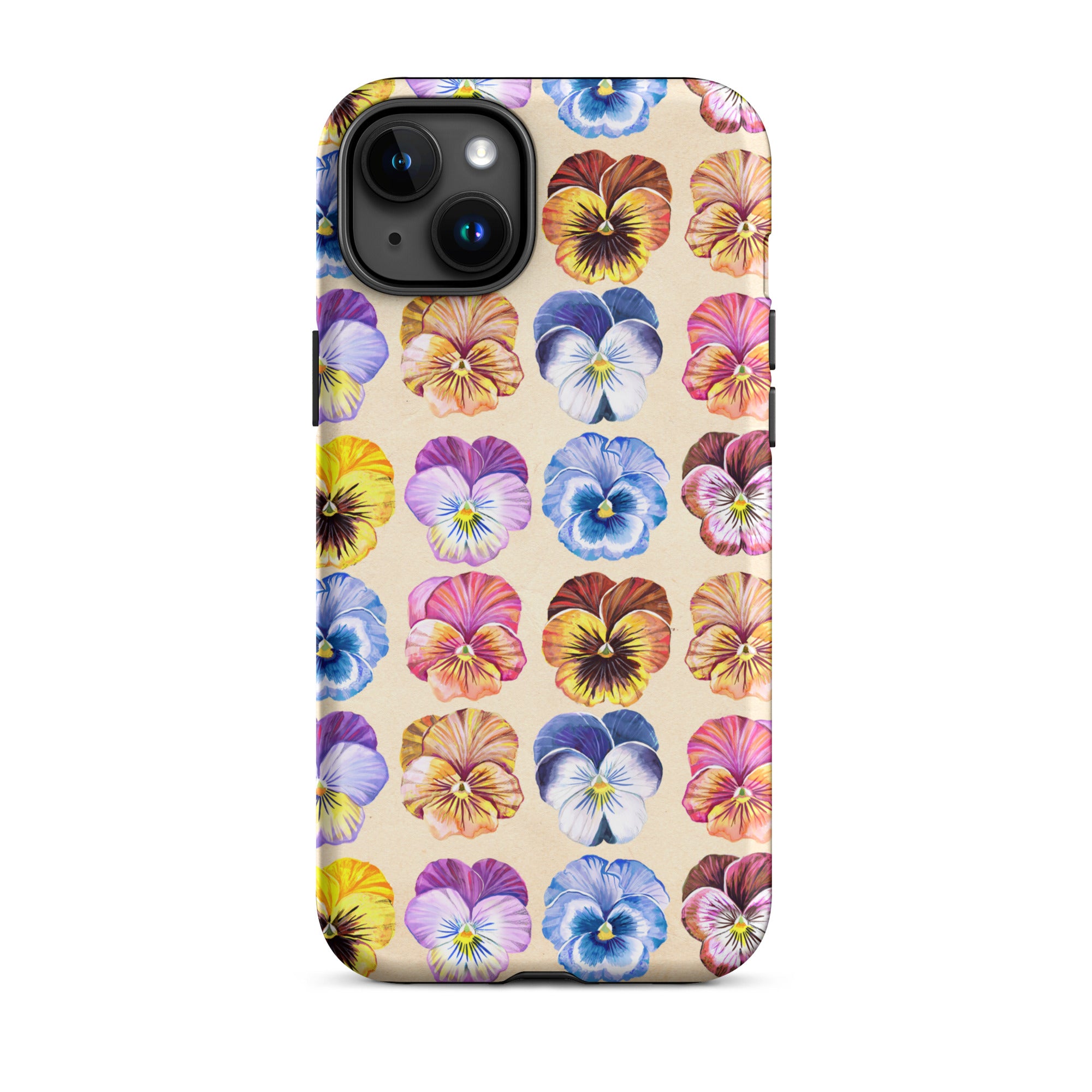 Pansy Tough Case for iPhone® iPhone 15 Plus