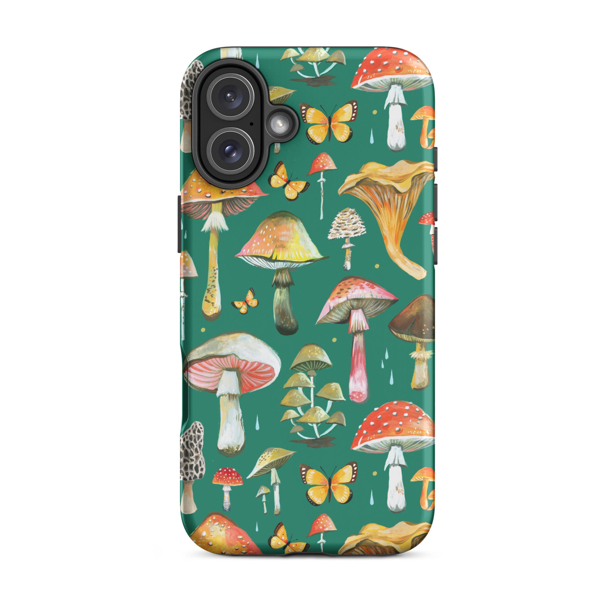 Mushroom Tough Case for iPhone® iPhone 16 Plus