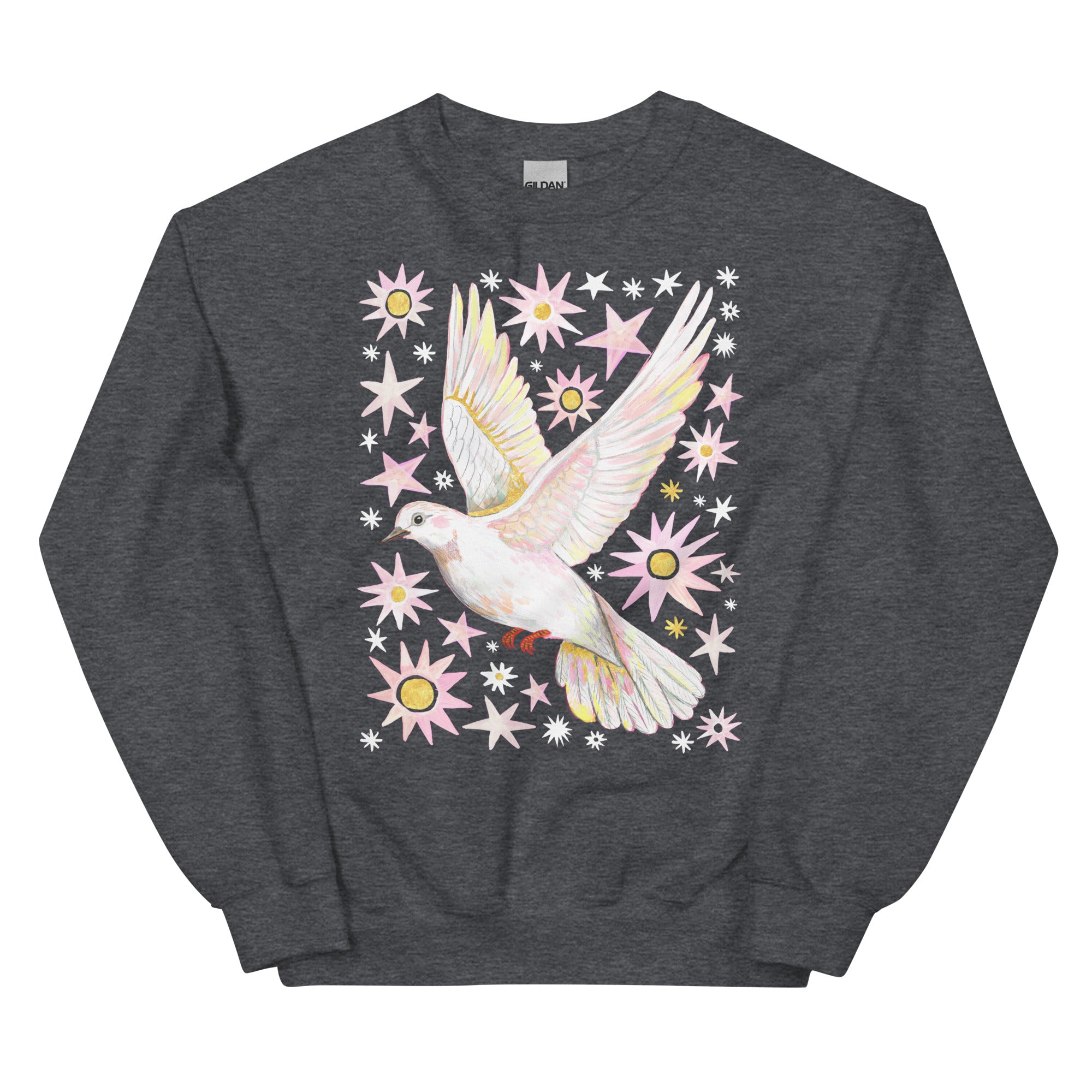 Dove Unisex Sweatshirt Dark Heather