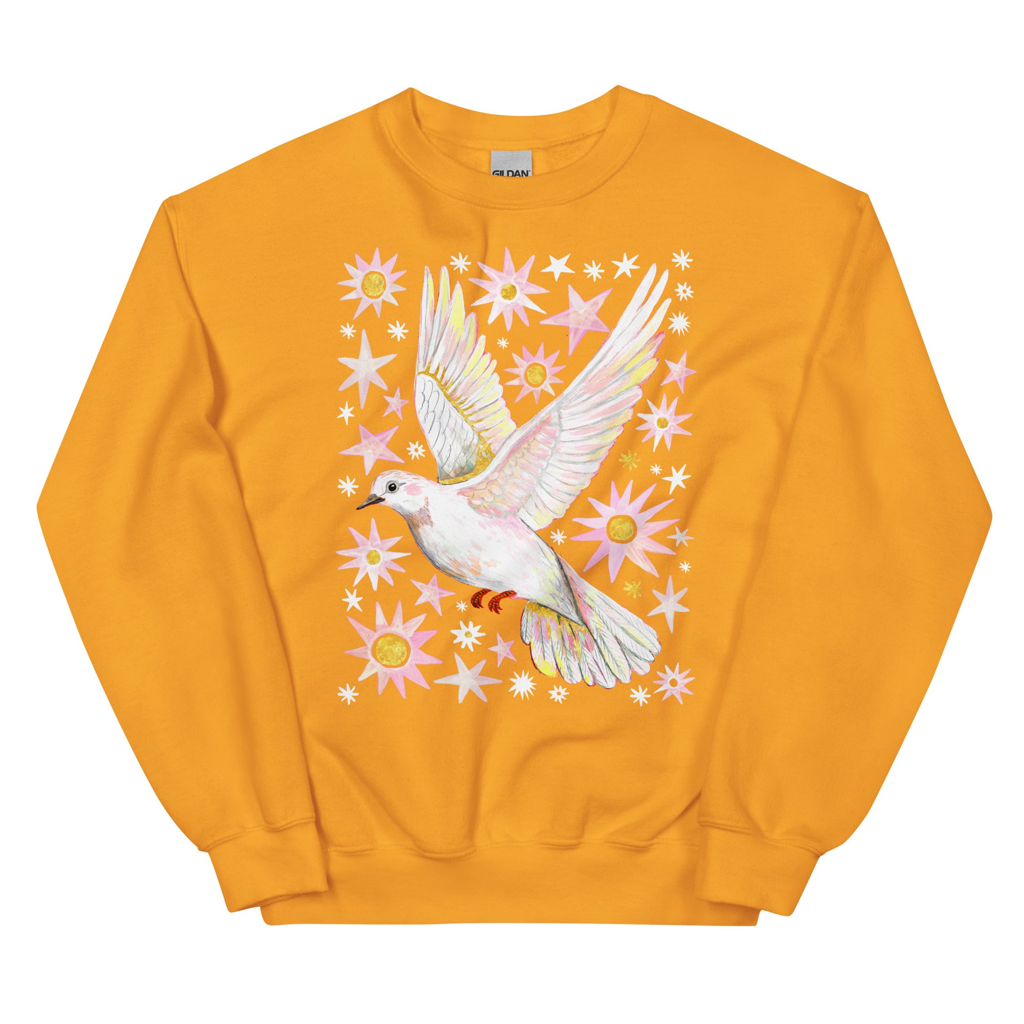 Dove Unisex Sweatshirt Gold