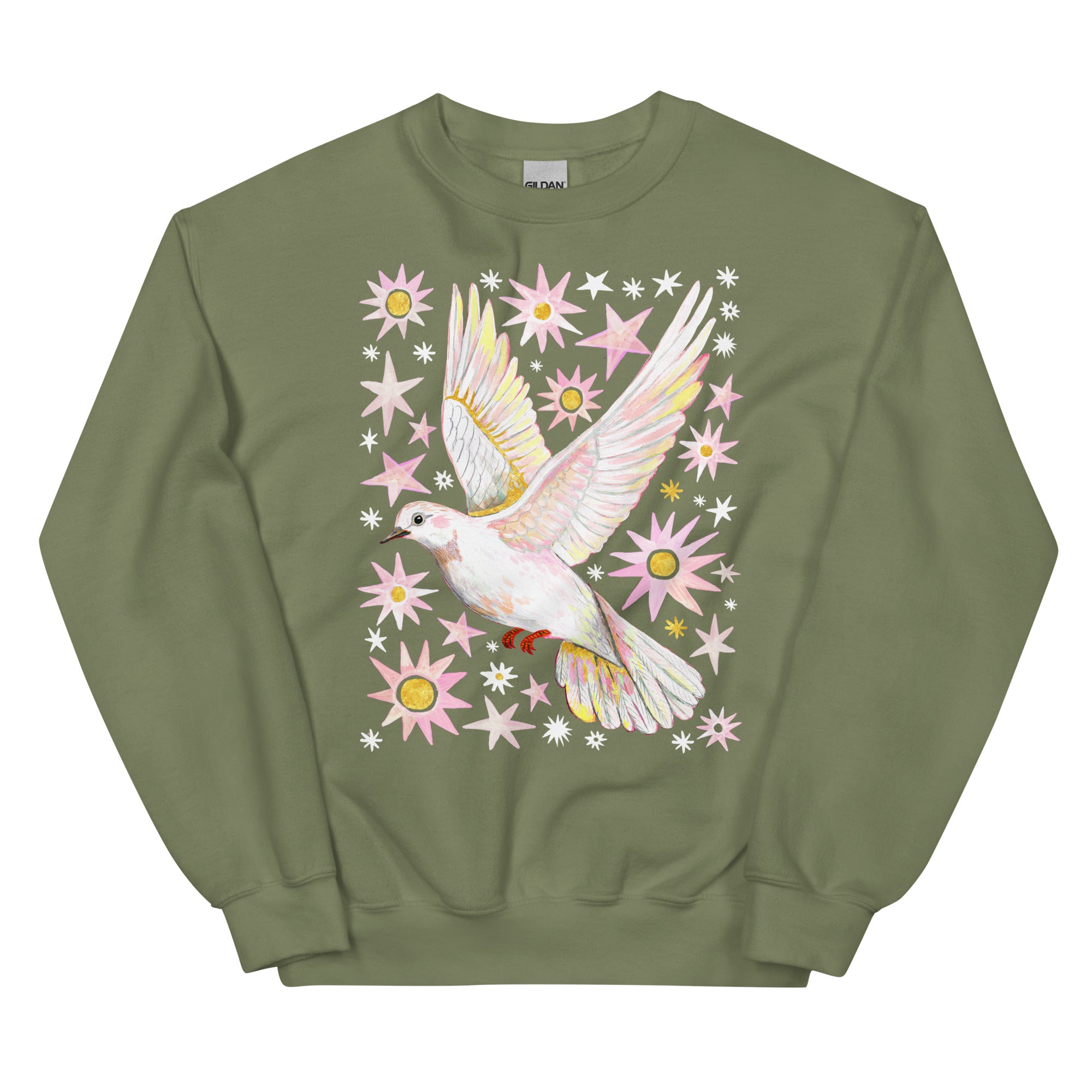 Dove Unisex Sweatshirt Military Green