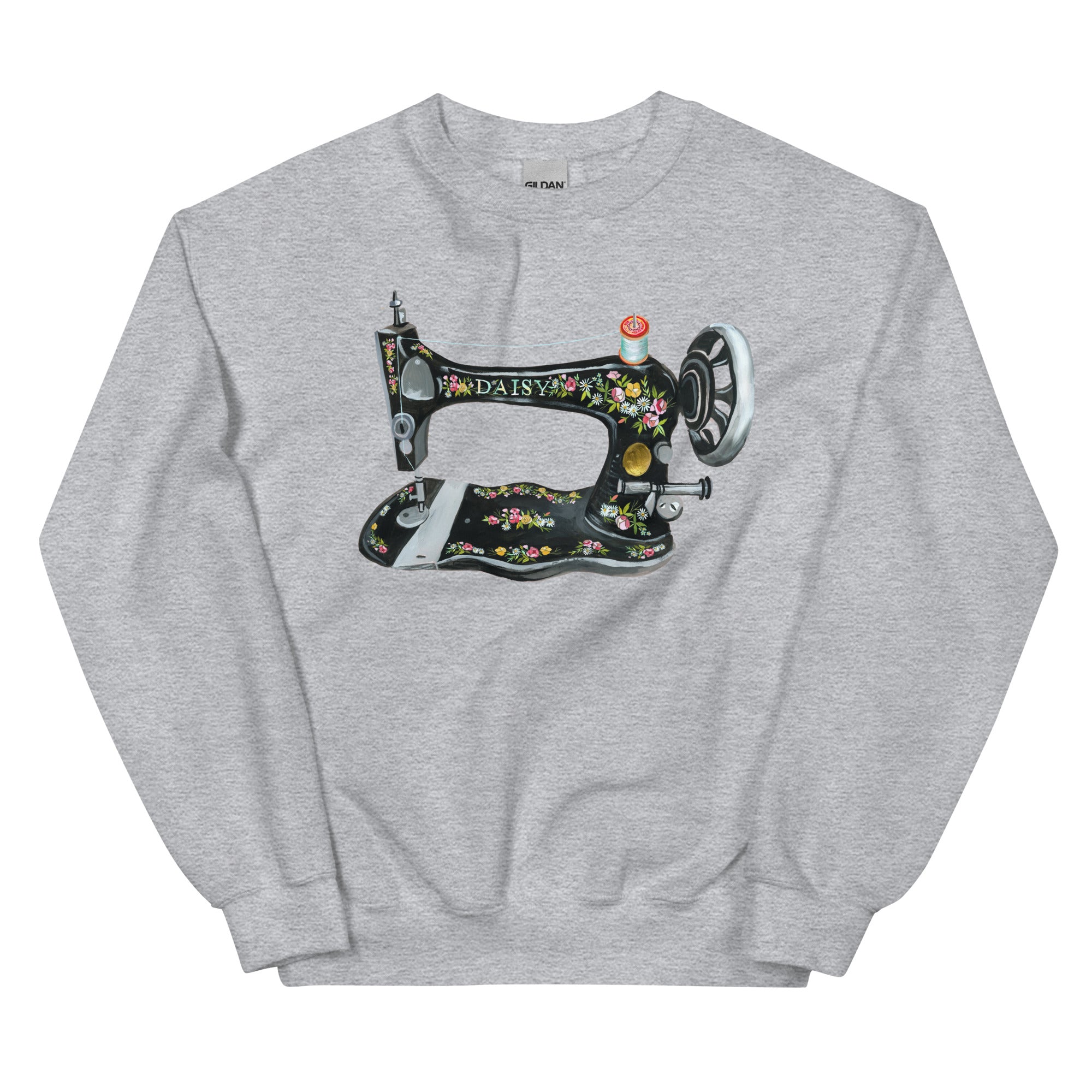 Sewing Machine Unisex Sweatshirt Sport Grey