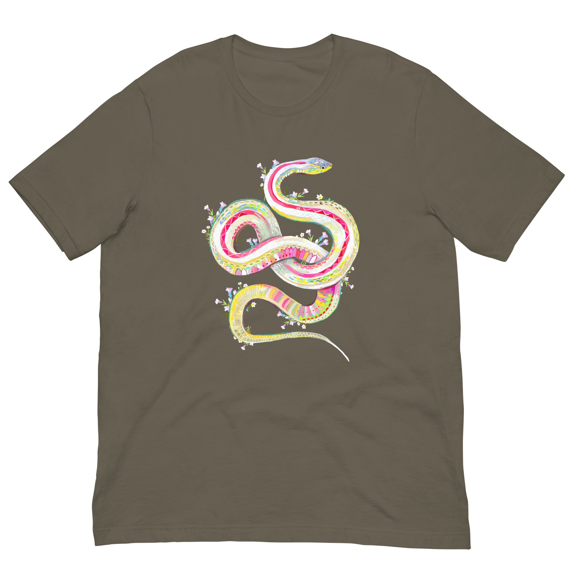 Candy Snake T-Shirt Army