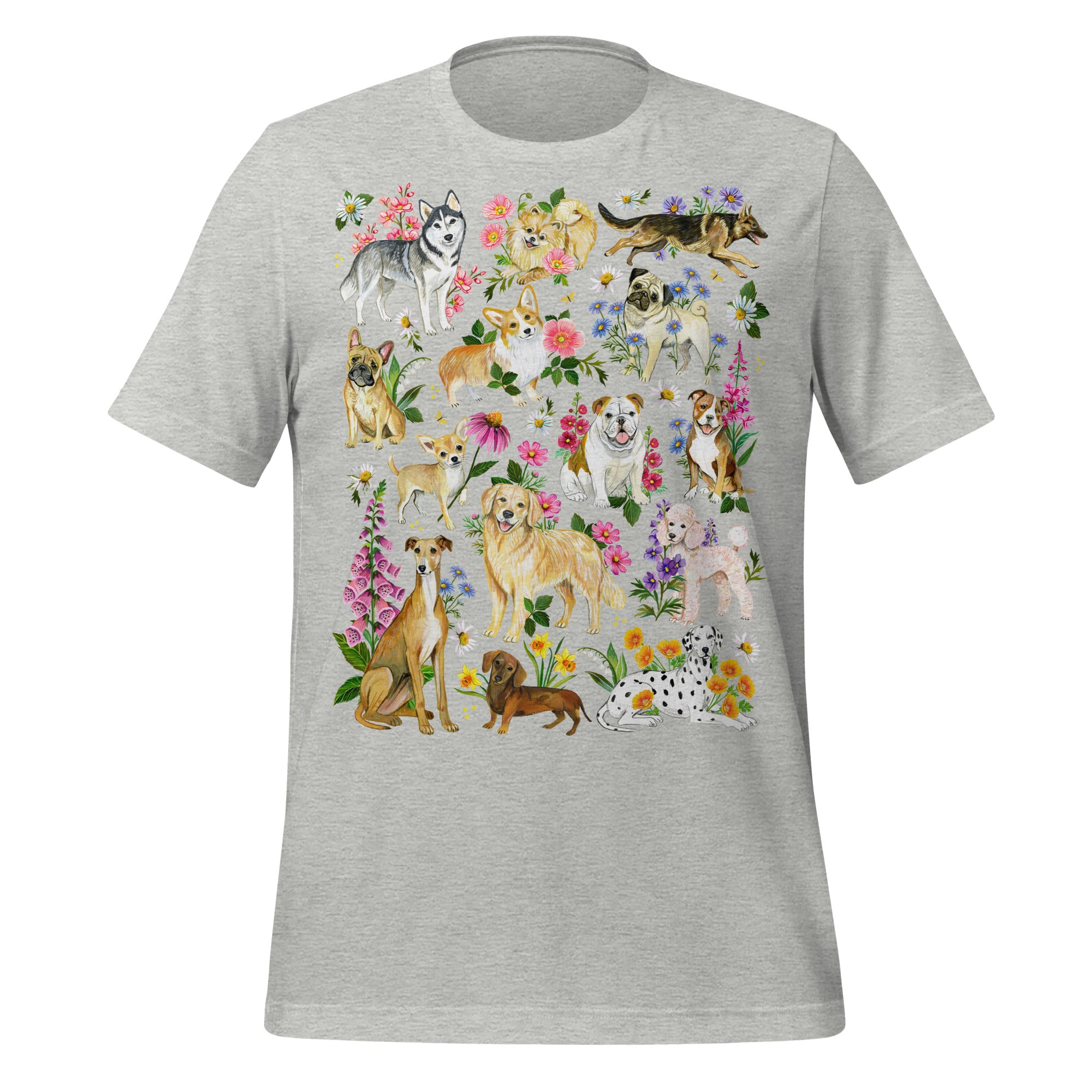 Dogs of The Meadow Unisex t-shirt Athletic Heather