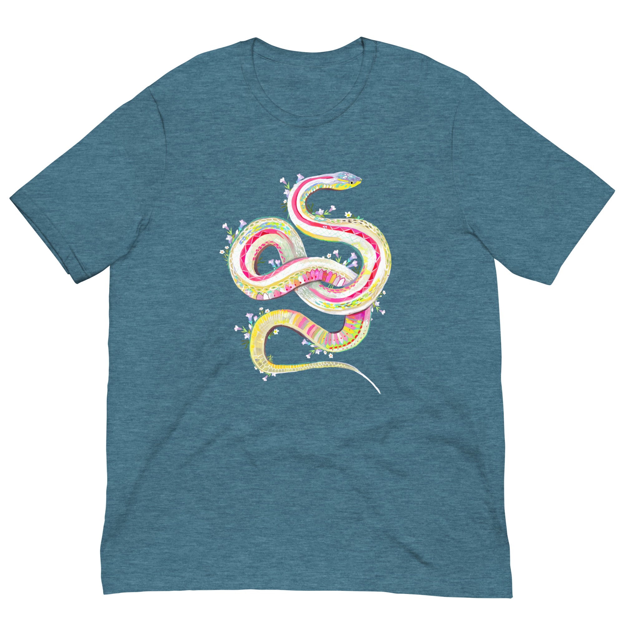 Candy Snake T-Shirt Heather Deep Teal
