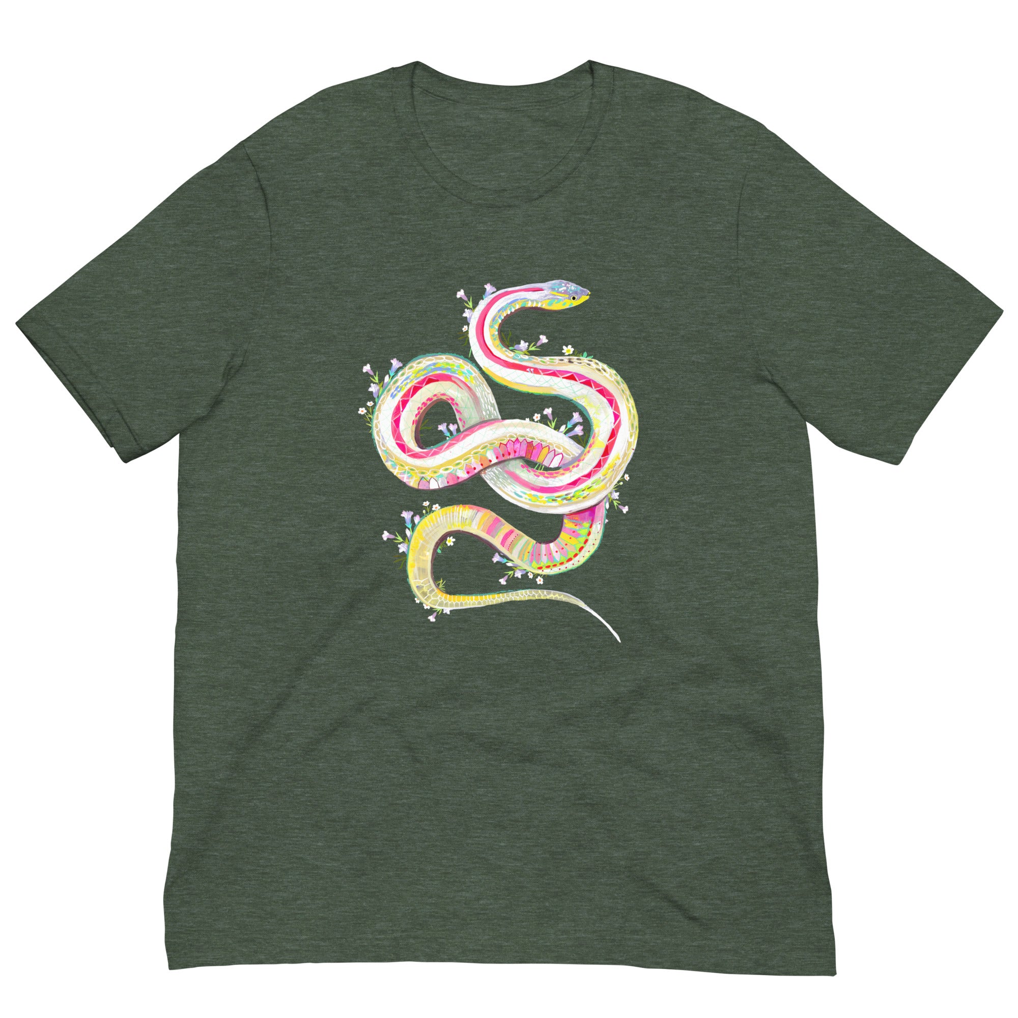 Candy Snake T-Shirt Heather Forest