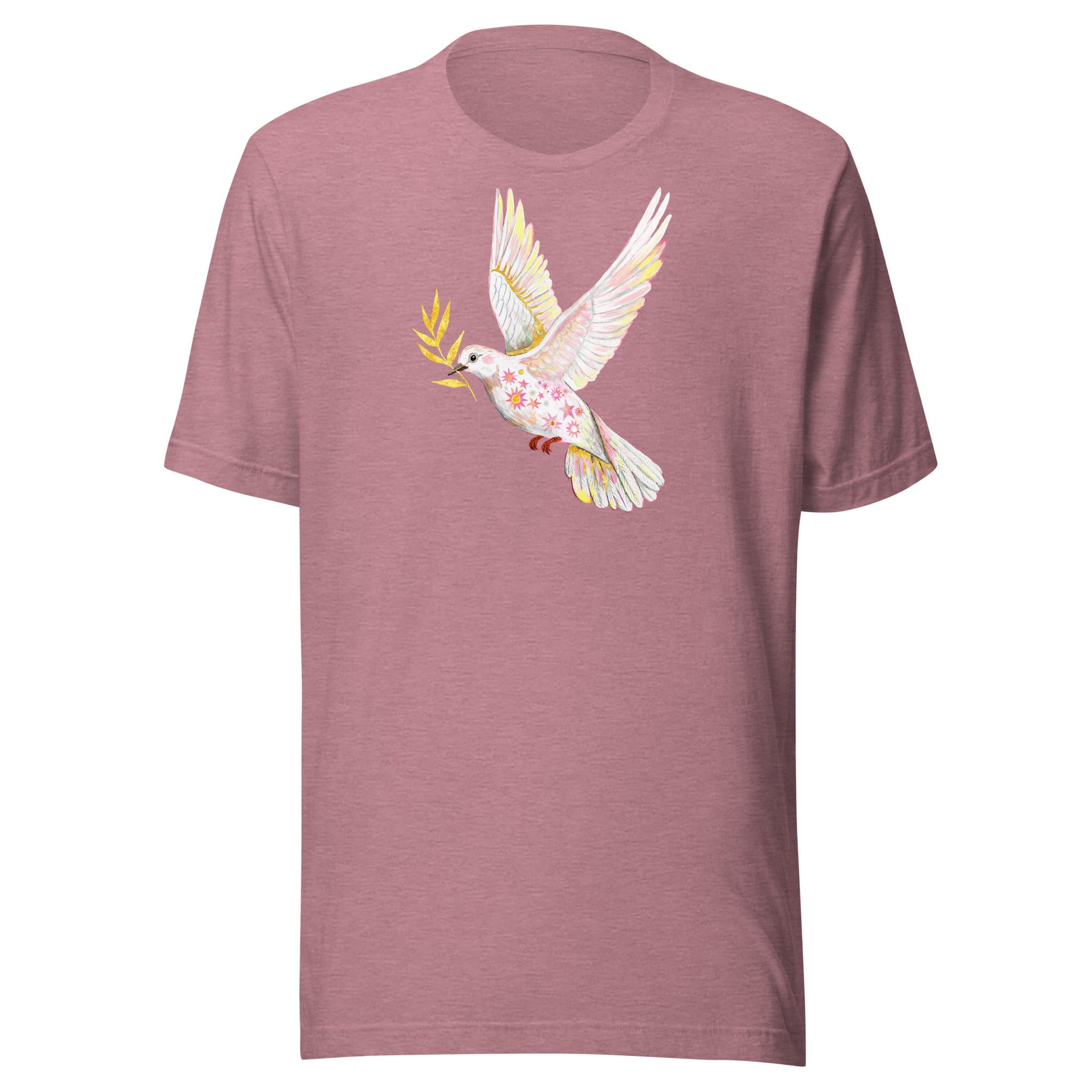 Dove Unisex t-shirt Heather Orchid