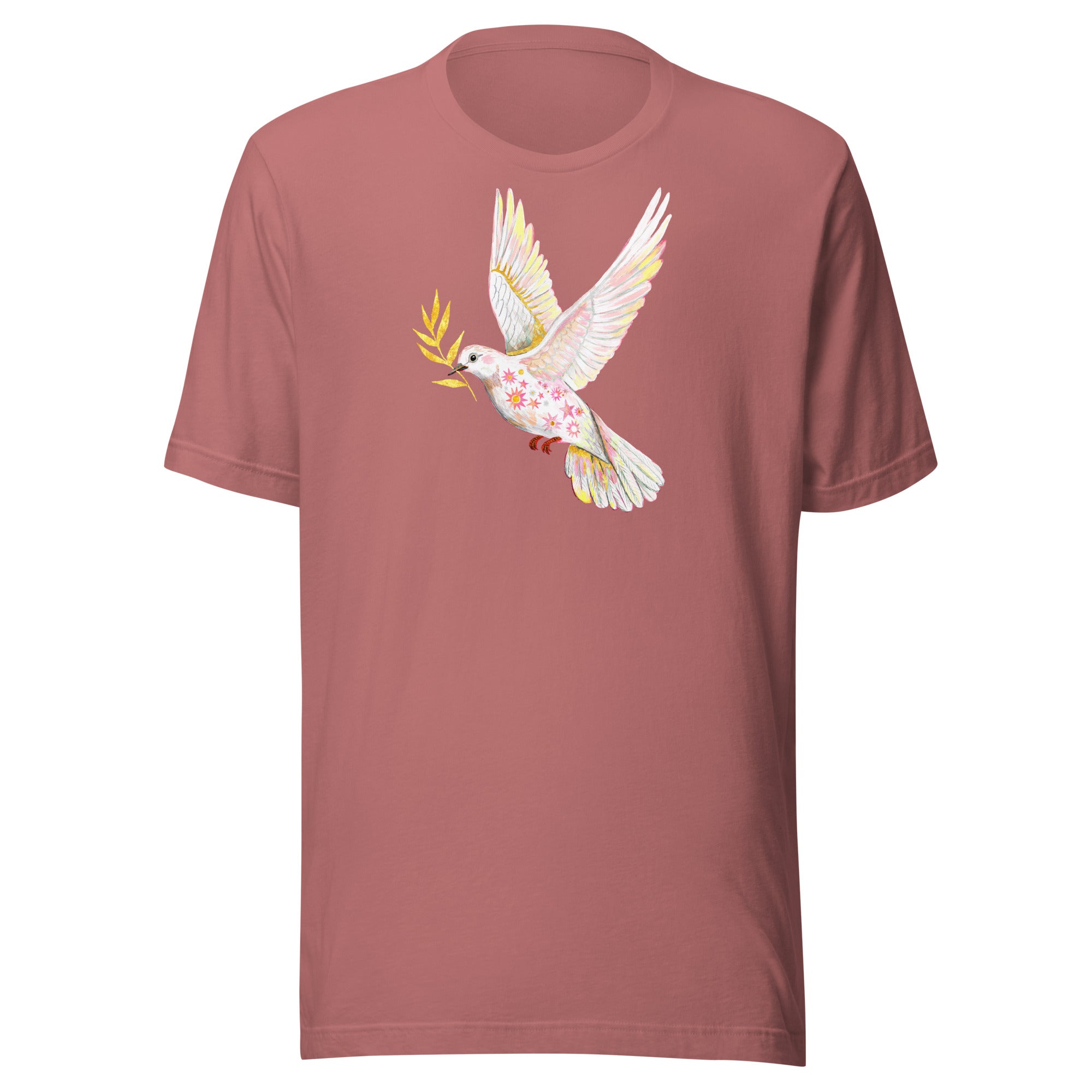 Dove Unisex t-shirt Mauve