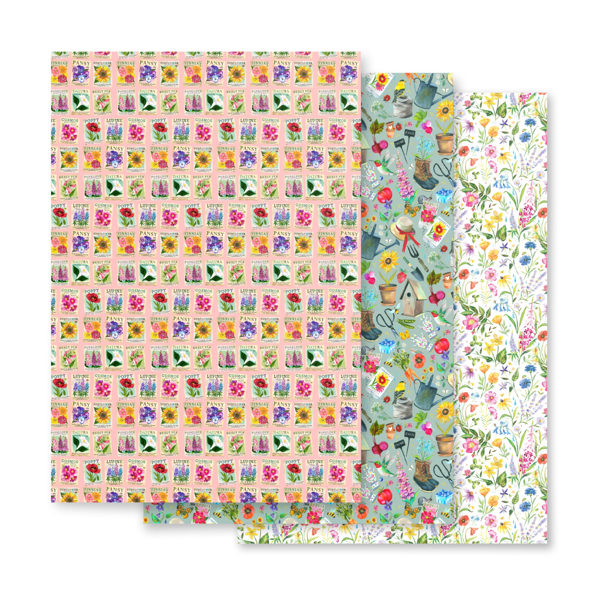 Garden Gift Wrap Sheets