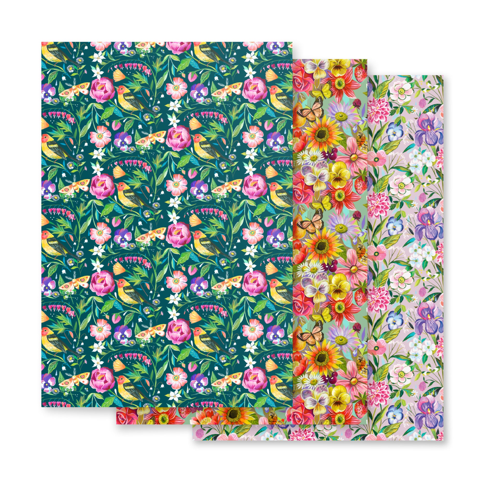Floral Gift Wrap Sheets