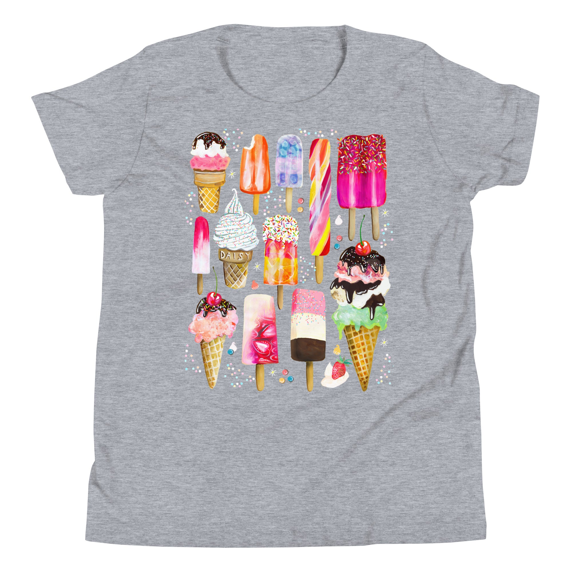 Ice Cream Youth T-Shirt Athletic Heather
