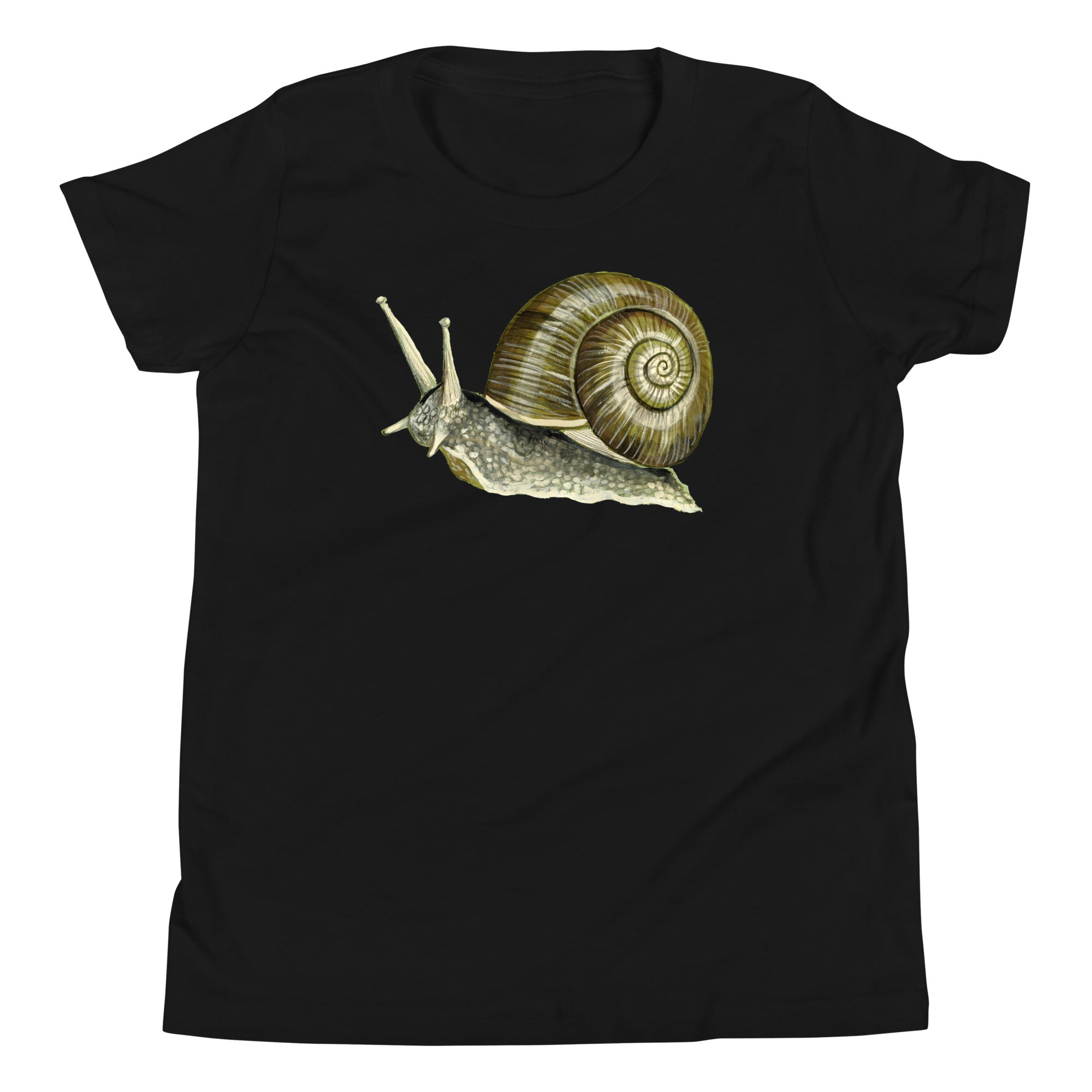 Snail Youth T-Shirt Black