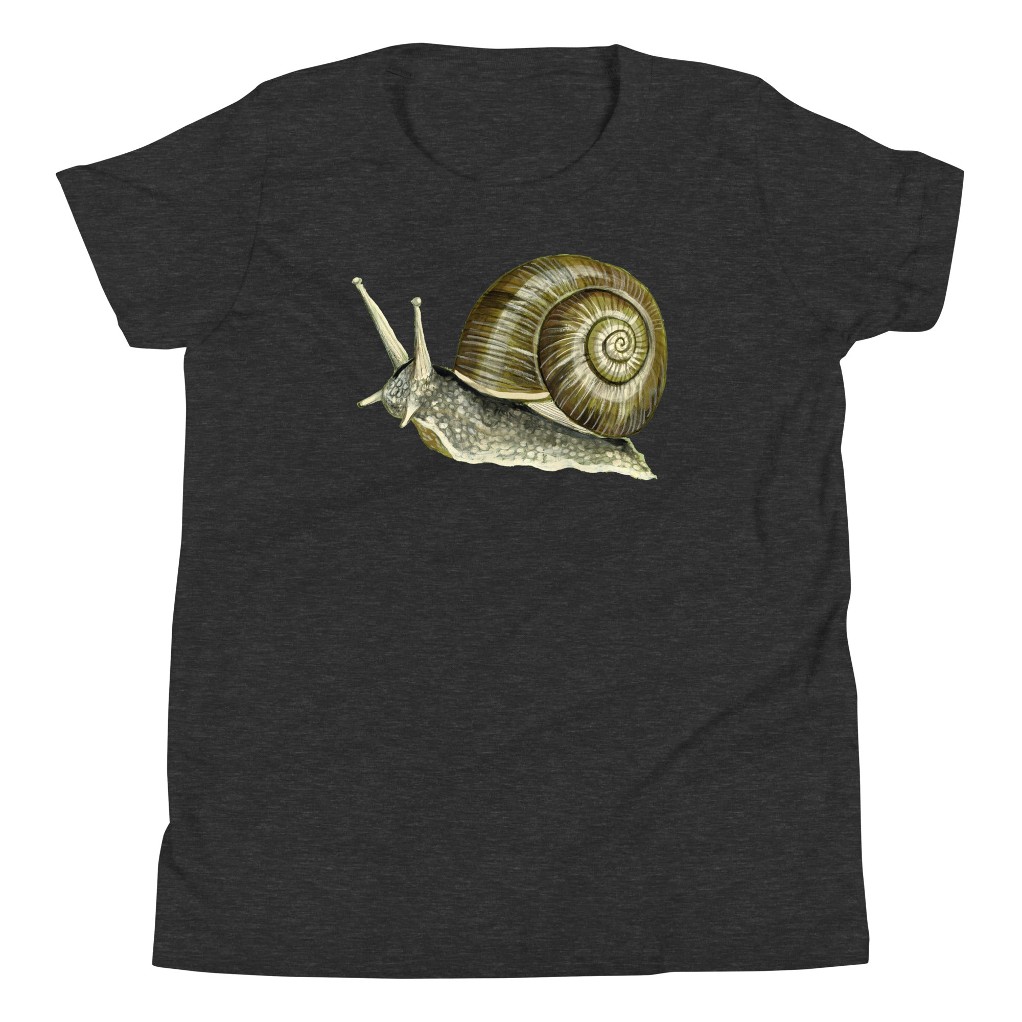 Snail Youth T-Shirt Dark Grey Heather