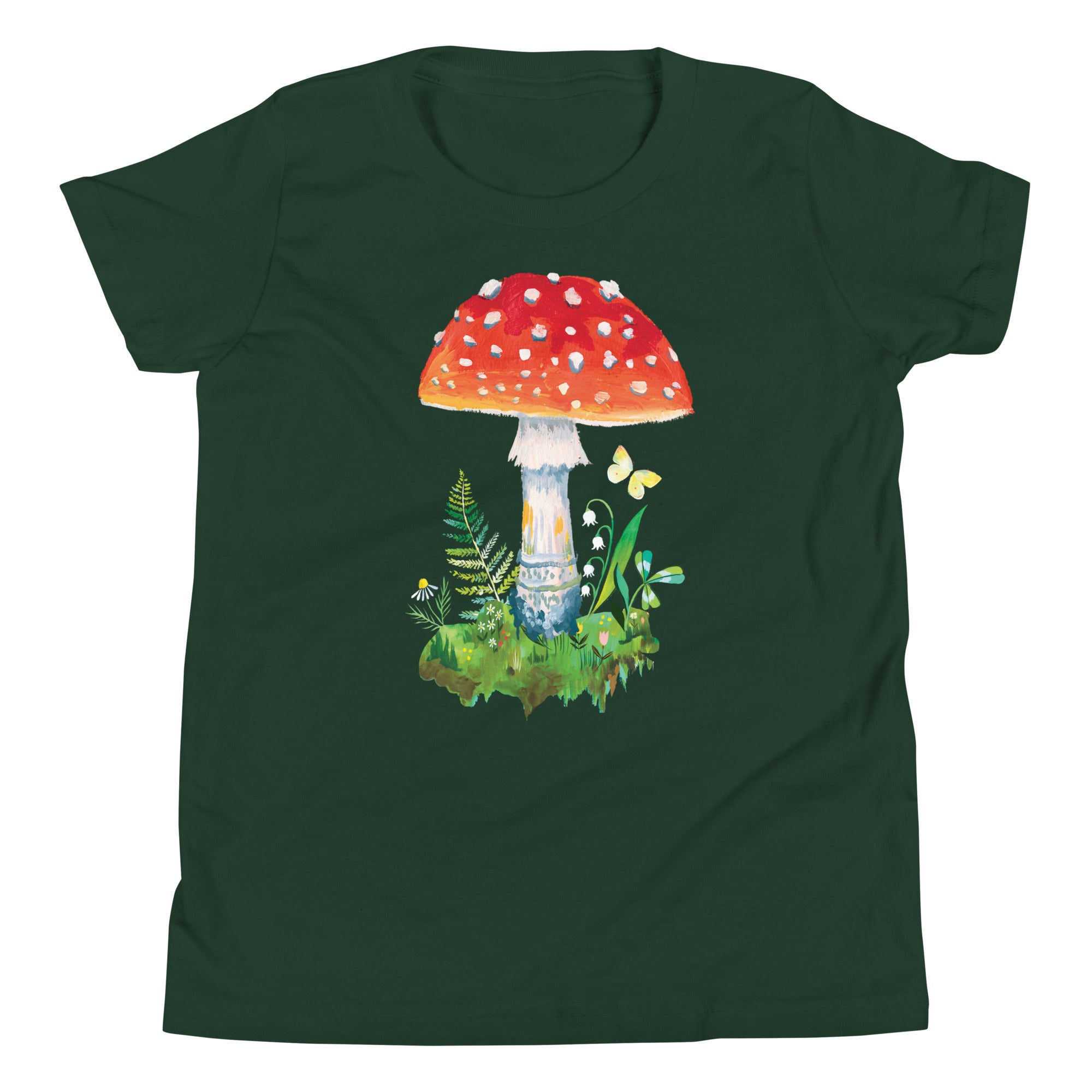 Amanita Mushroom Youth T-Shirt