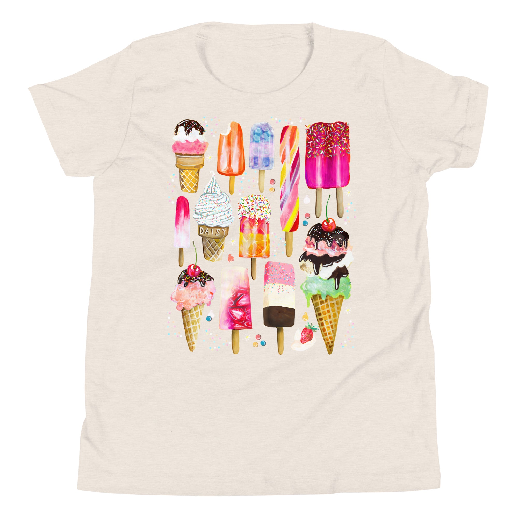 Ice Cream Youth T-Shirt Heather Dust