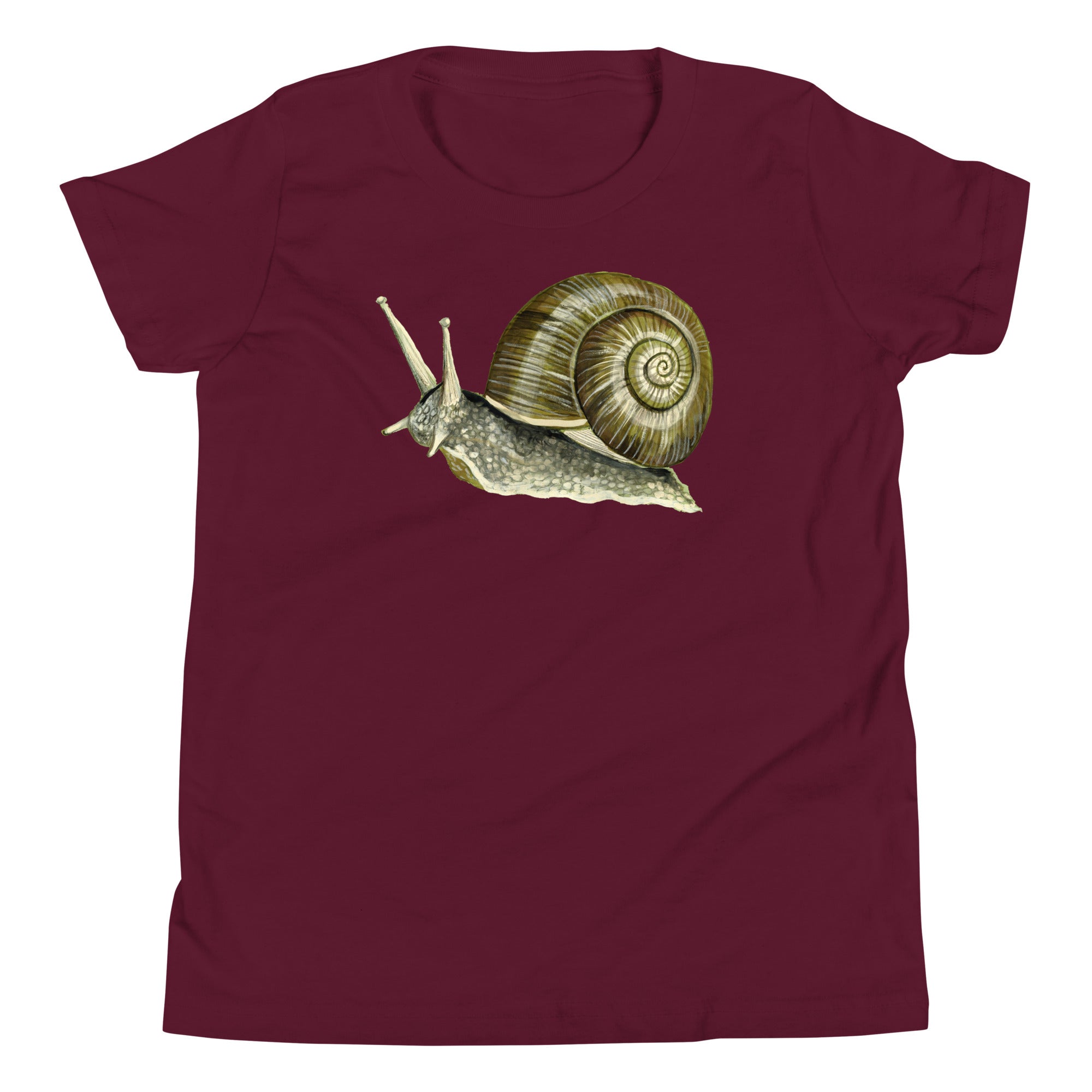 Snail Youth T-Shirt Maroon
