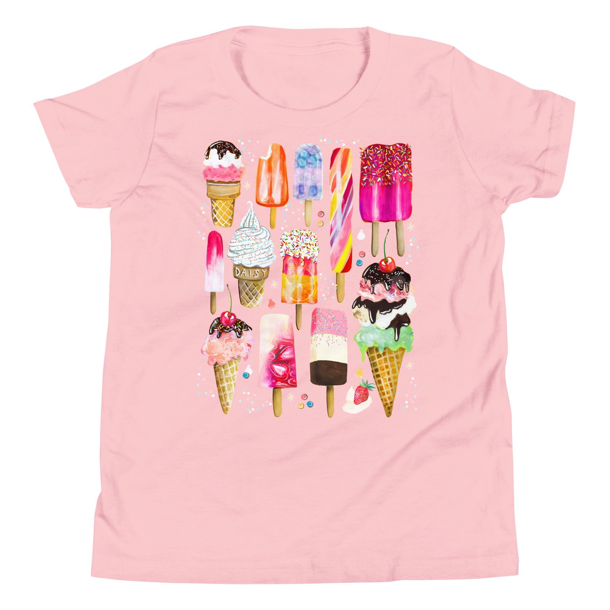 Ice Cream Youth T-Shirt Pink