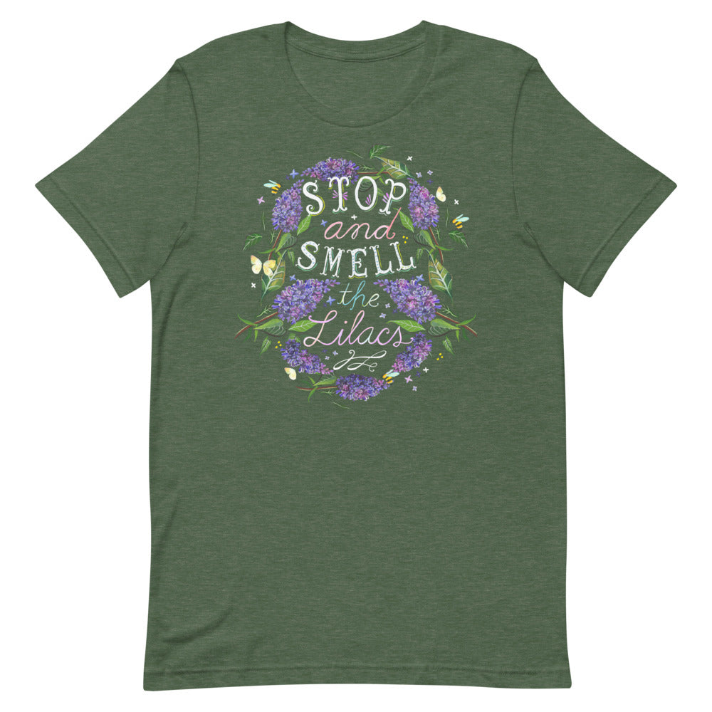Lilacs Tri-Blend T-Shirt Heather Forest