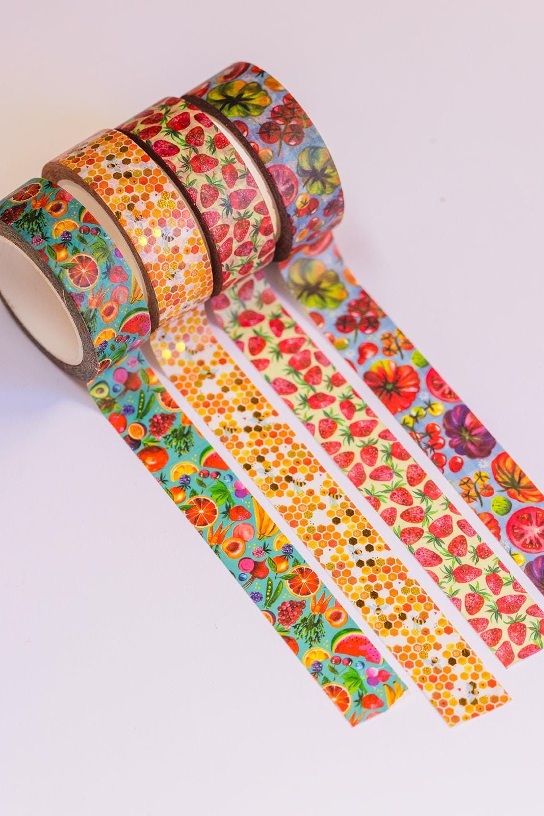 Farmer's Market - 4-Pack Washi Tape Roll Set