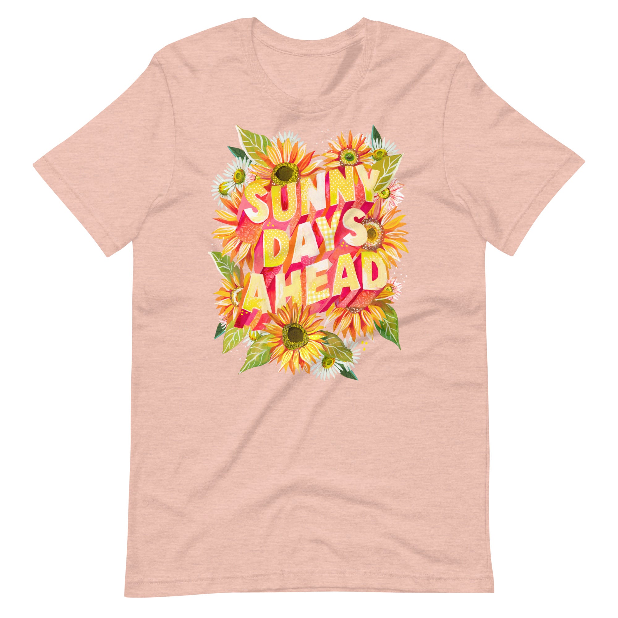 Sunny Days T-shirt Heather Prism Peach