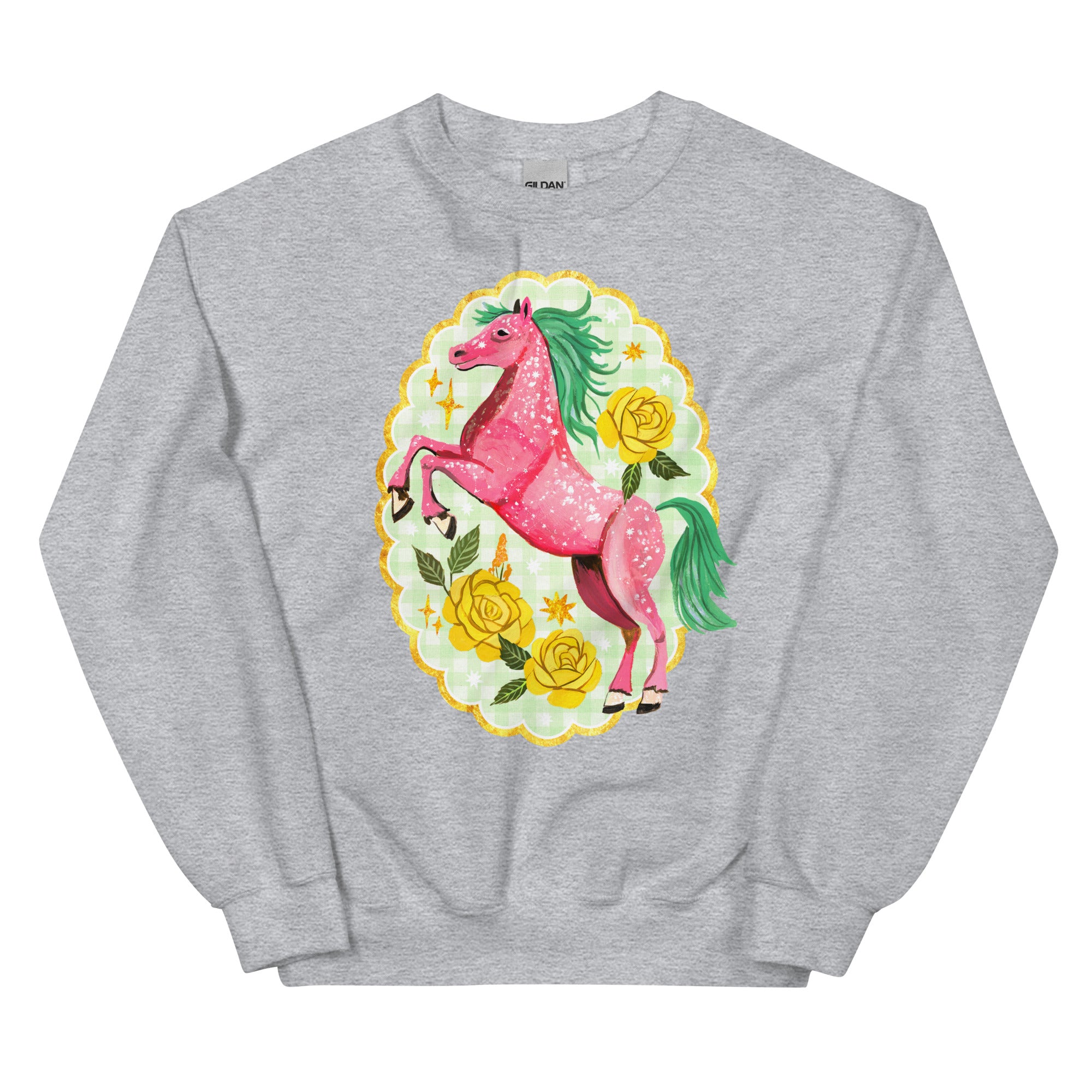 Sparkle Pony Sweatshirt Sport Grey