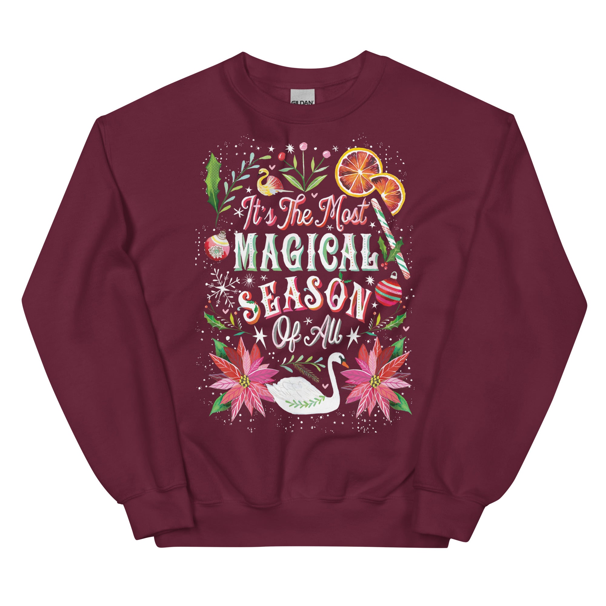 Magical Season Sweatshirt Maroon