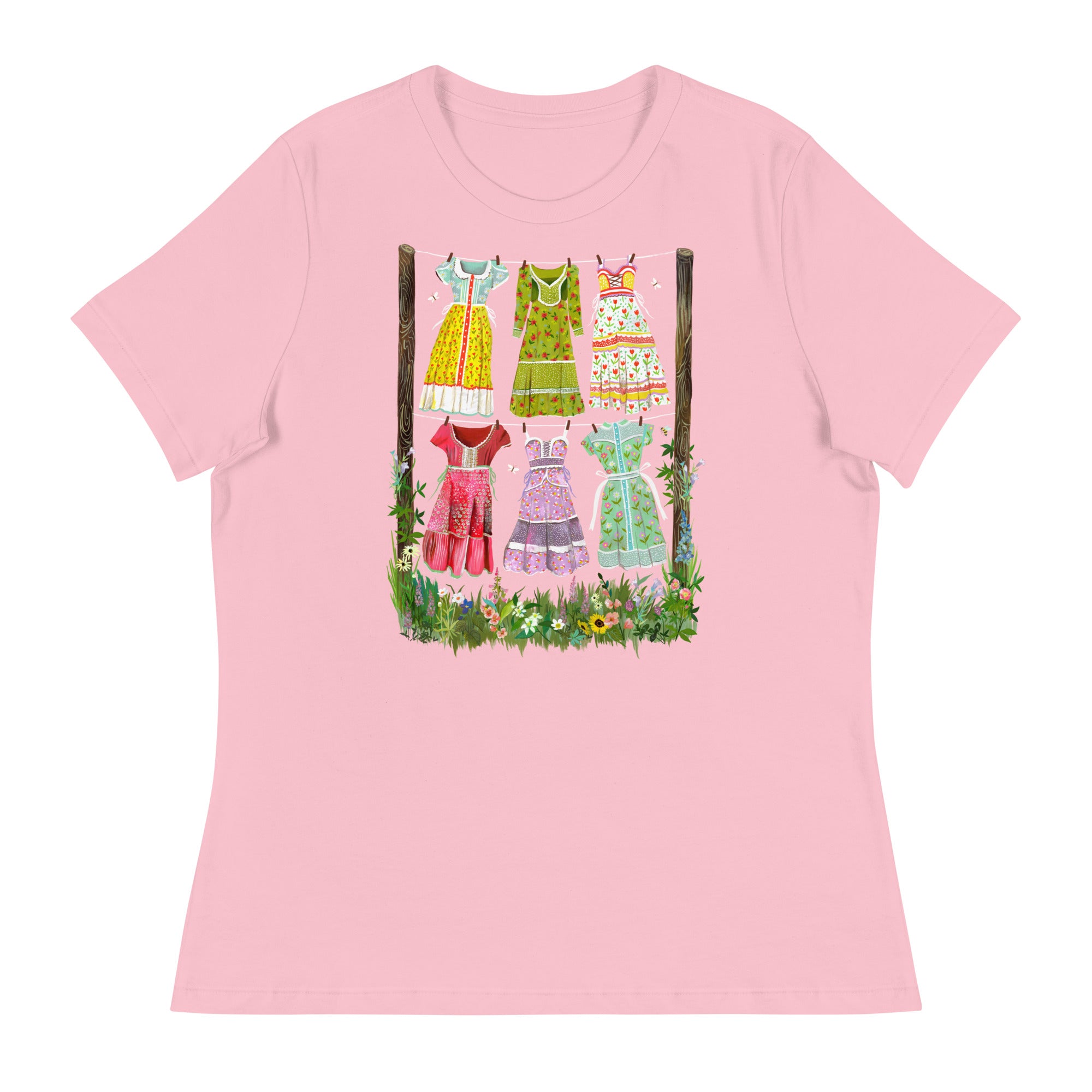 Dresses Women's Fit T-Shirt Pink