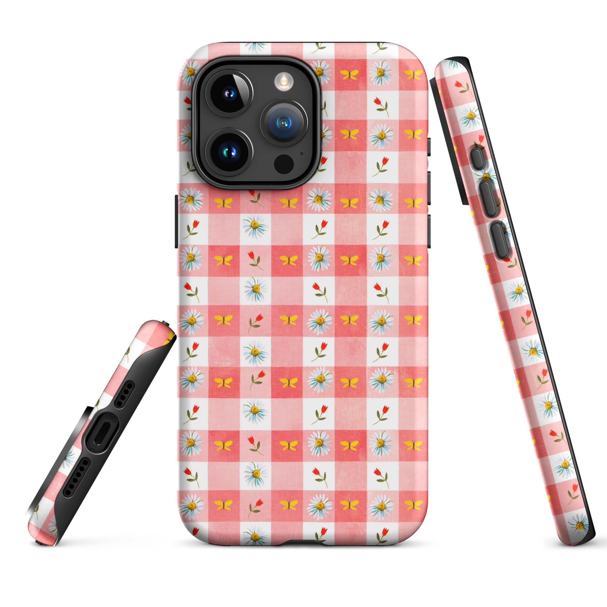 Gingham Tough Case for iPhone® iPhone 15 Pro Max