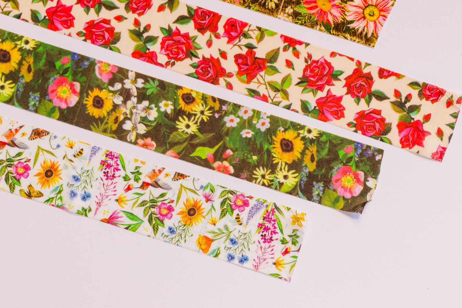 Floral - 4-Pack Washi Tape Roll Set