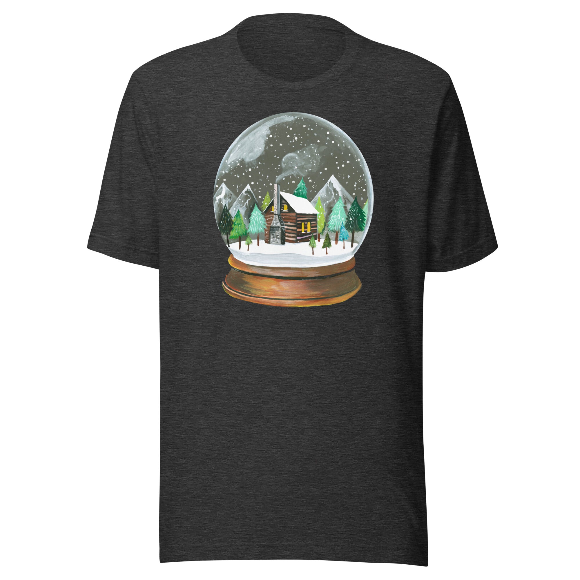 Snowglobe T-Shirt Dark Grey Heather