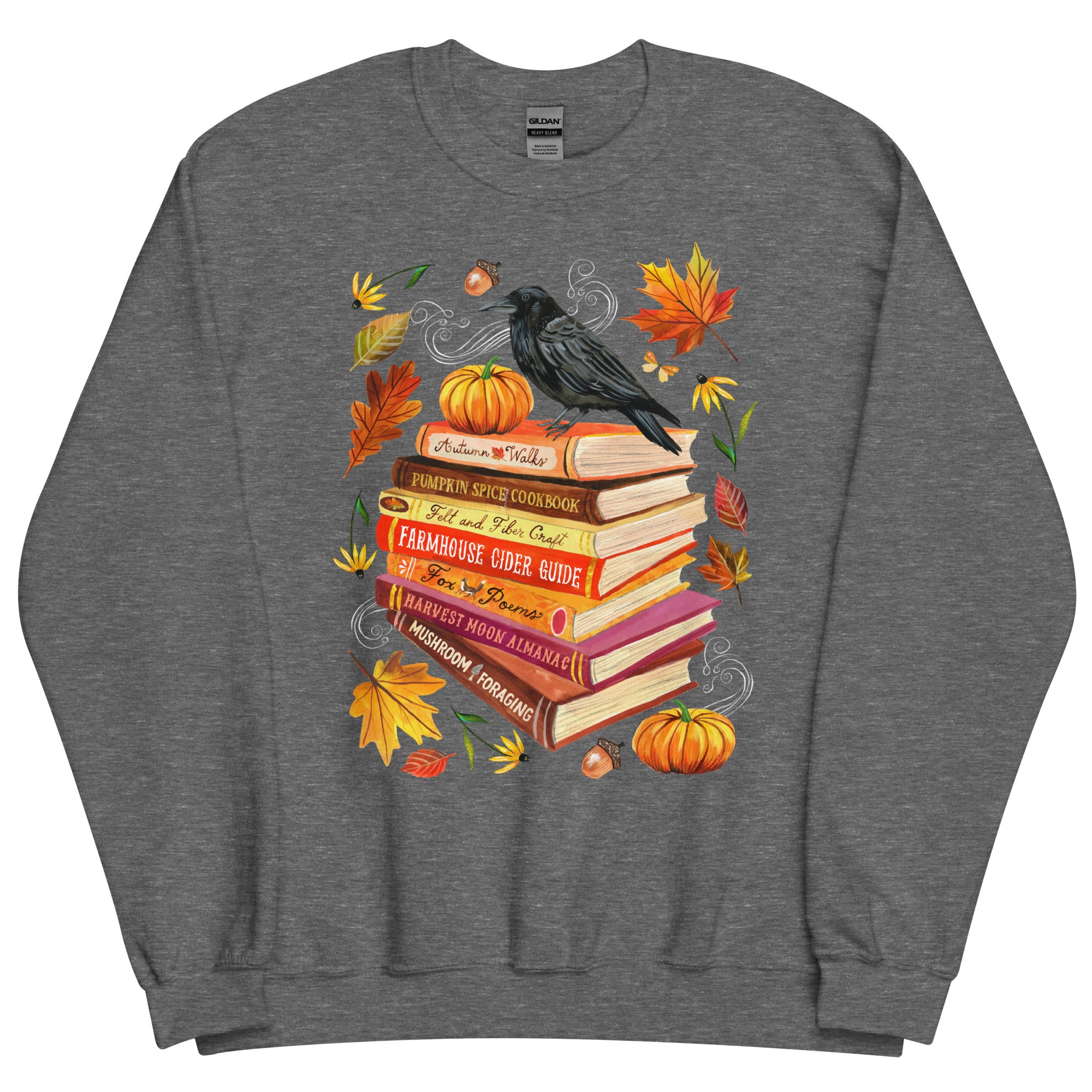 Autumn Library Sweatshirt Graphite Heather