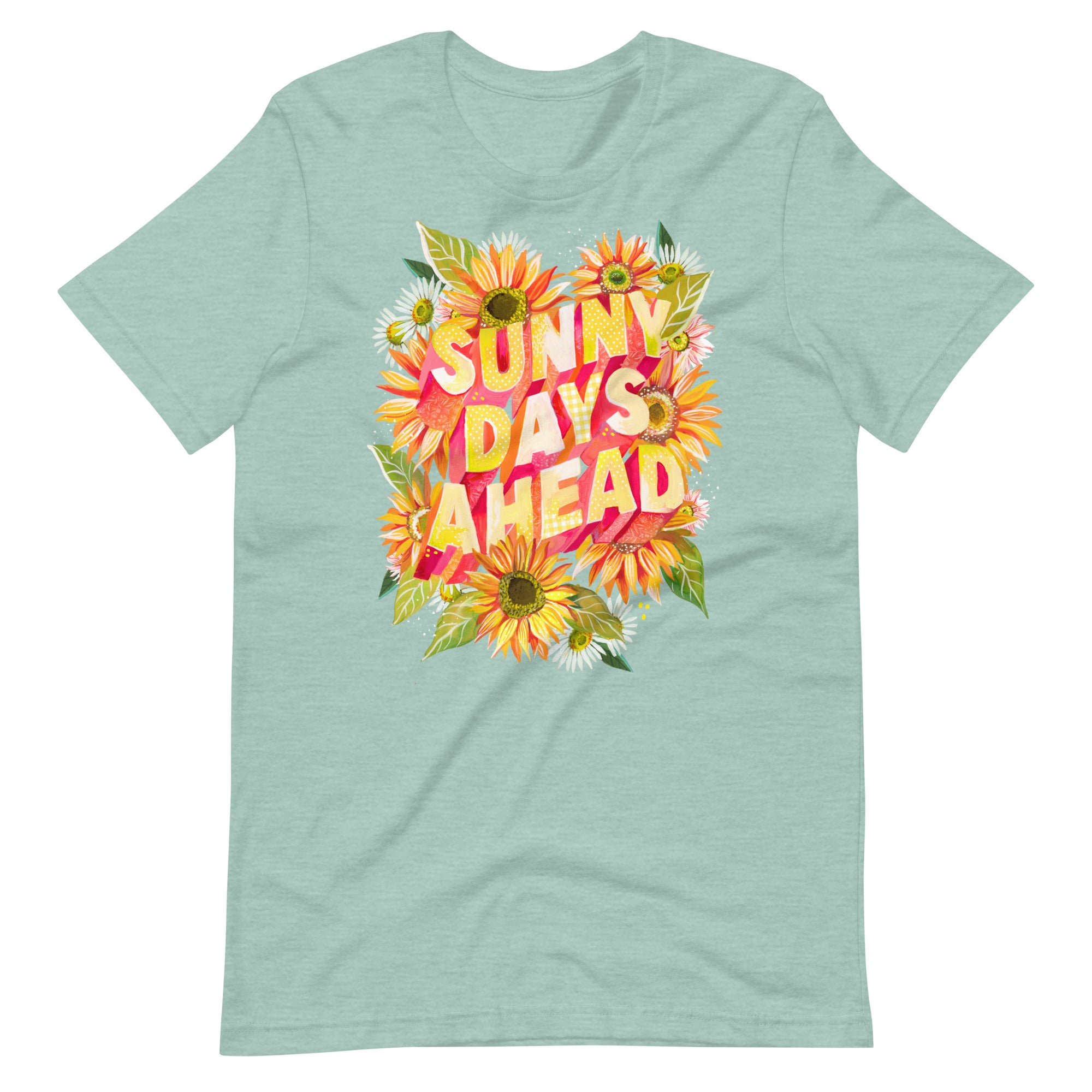 Sunny Days T-shirt Heather Prism Dusty Blue