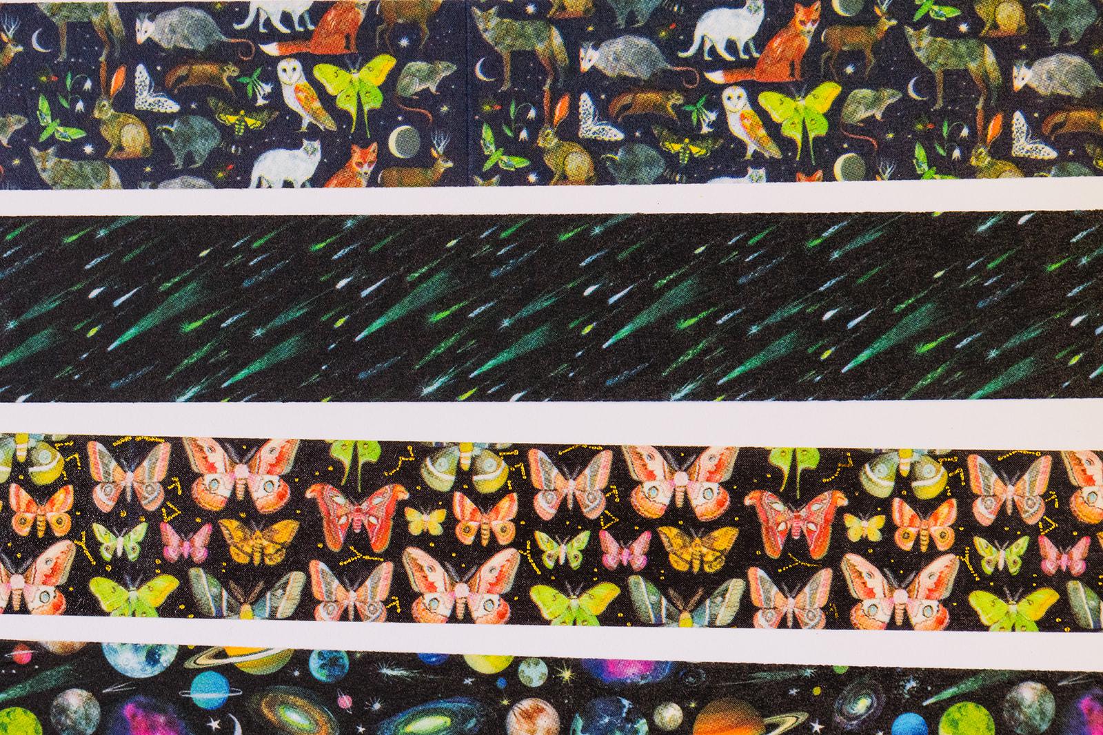 Nocturne - 4-Pack Washi Tape Roll Set