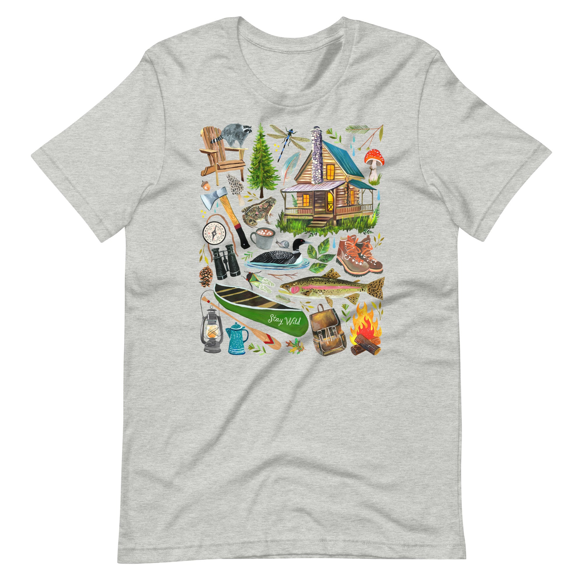 Lake Life T-Shirt Athletic Heather XS