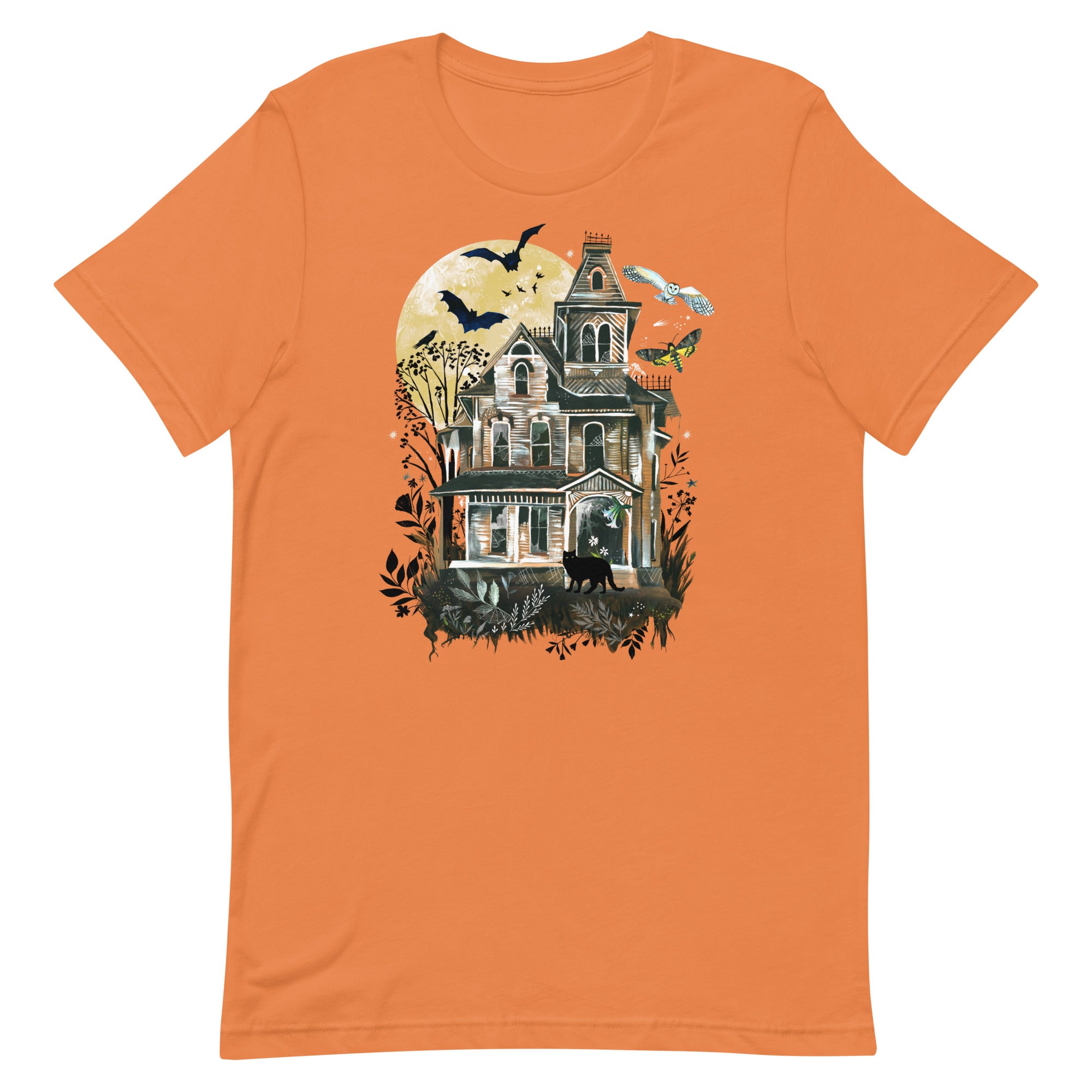 Haunted House T-Shirt Burnt Orange