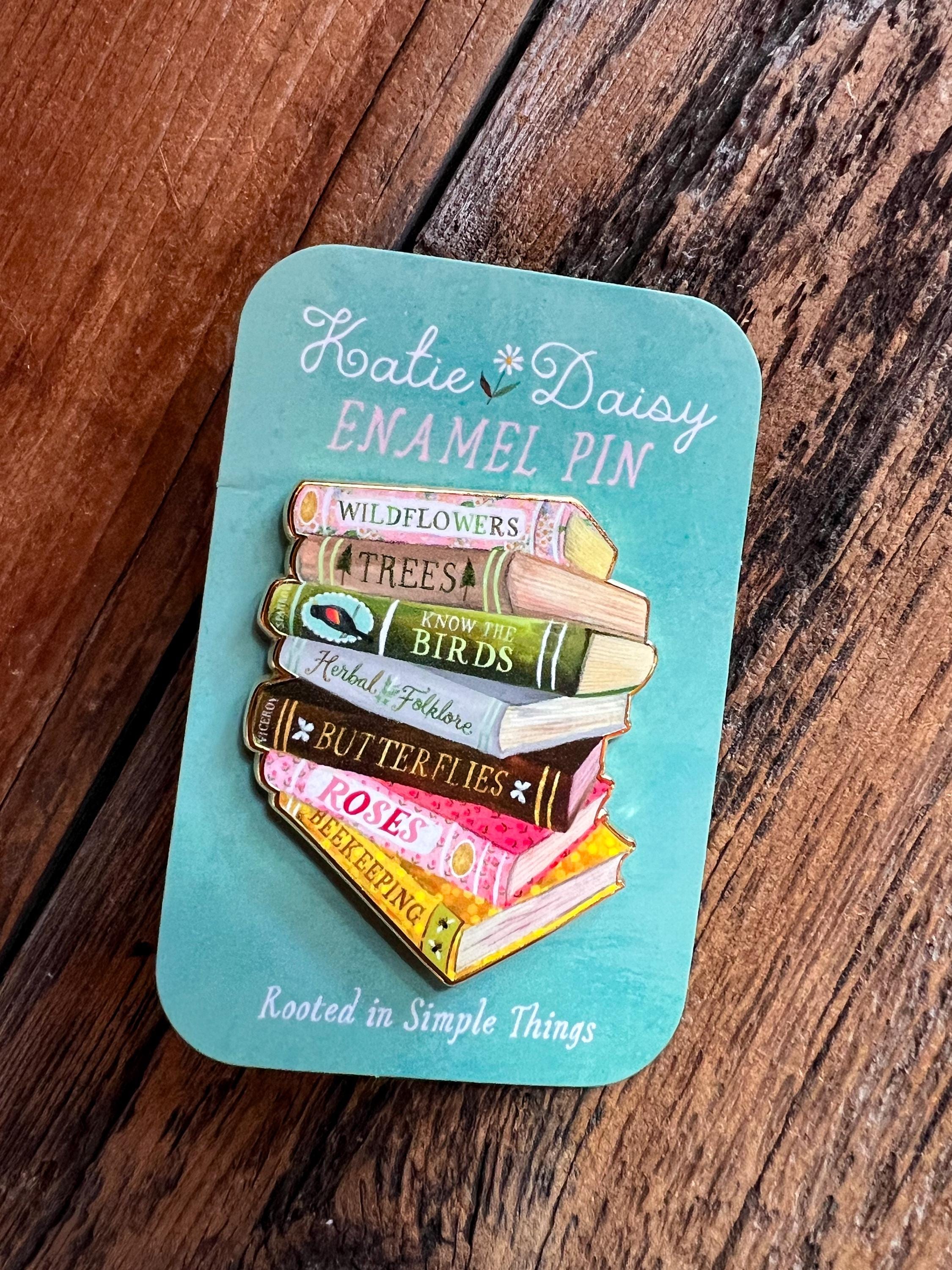 Books Enamel Pin