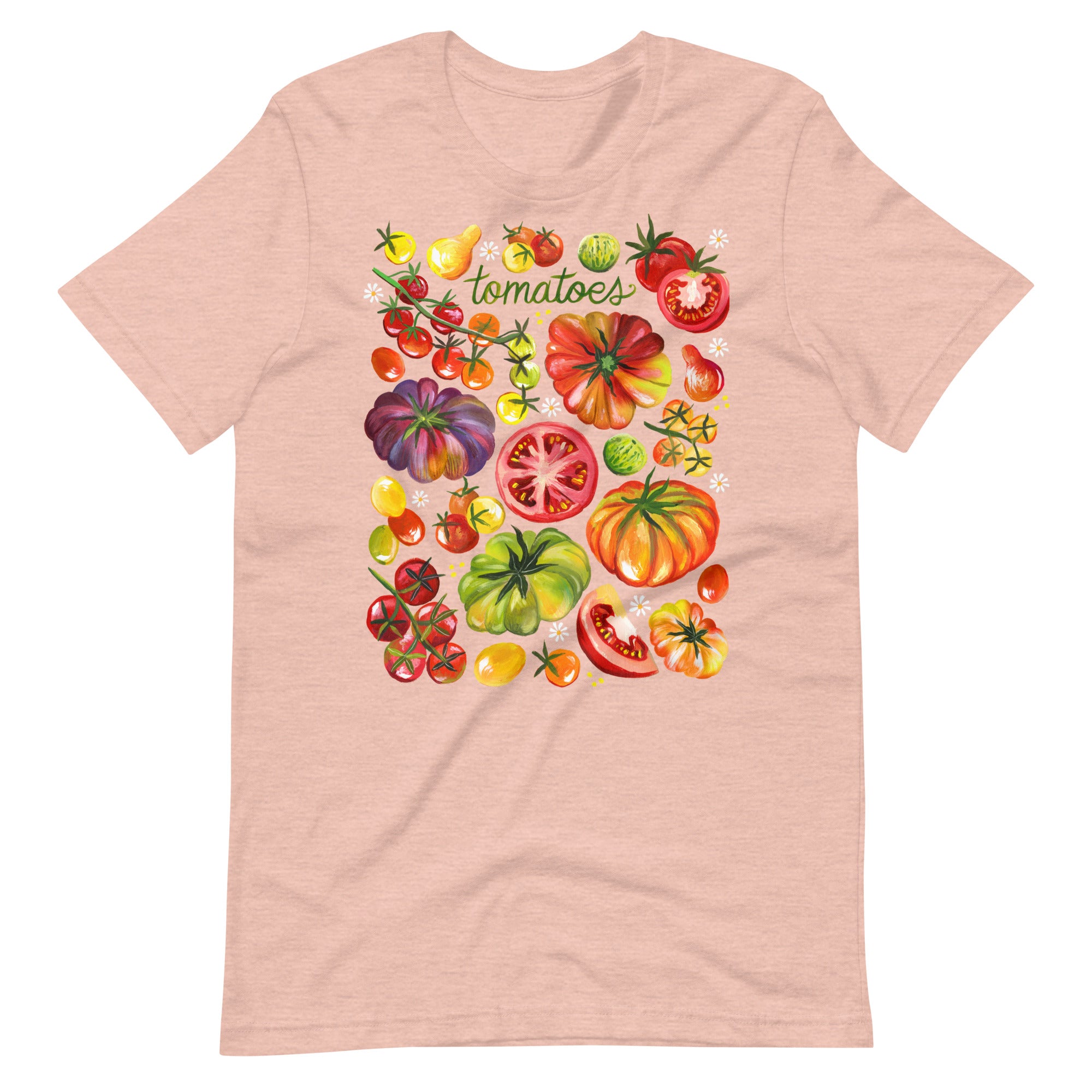 Tomatoes T-Shirt Heather Prism Peach