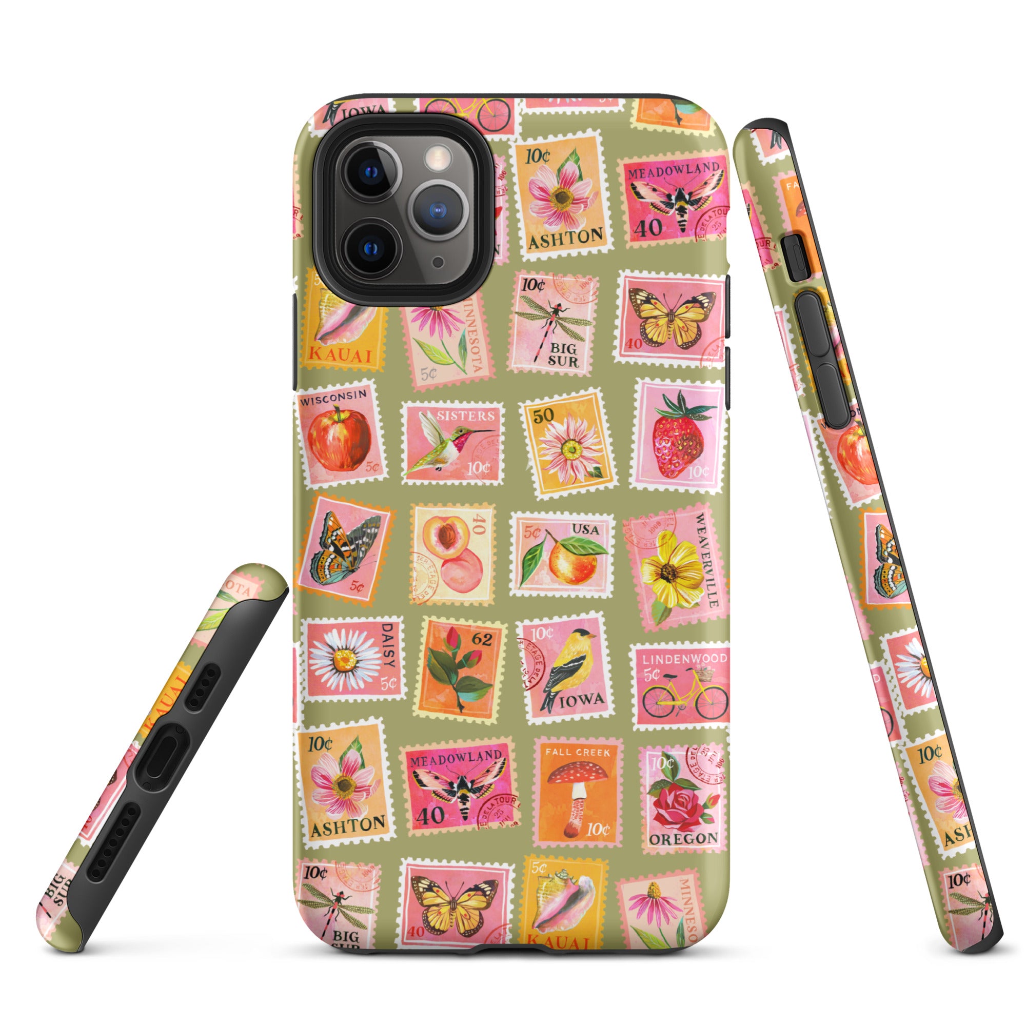Stamp Collection Tough Case for iPhone® iPhone 11 Pro Max Matte iPhone 11