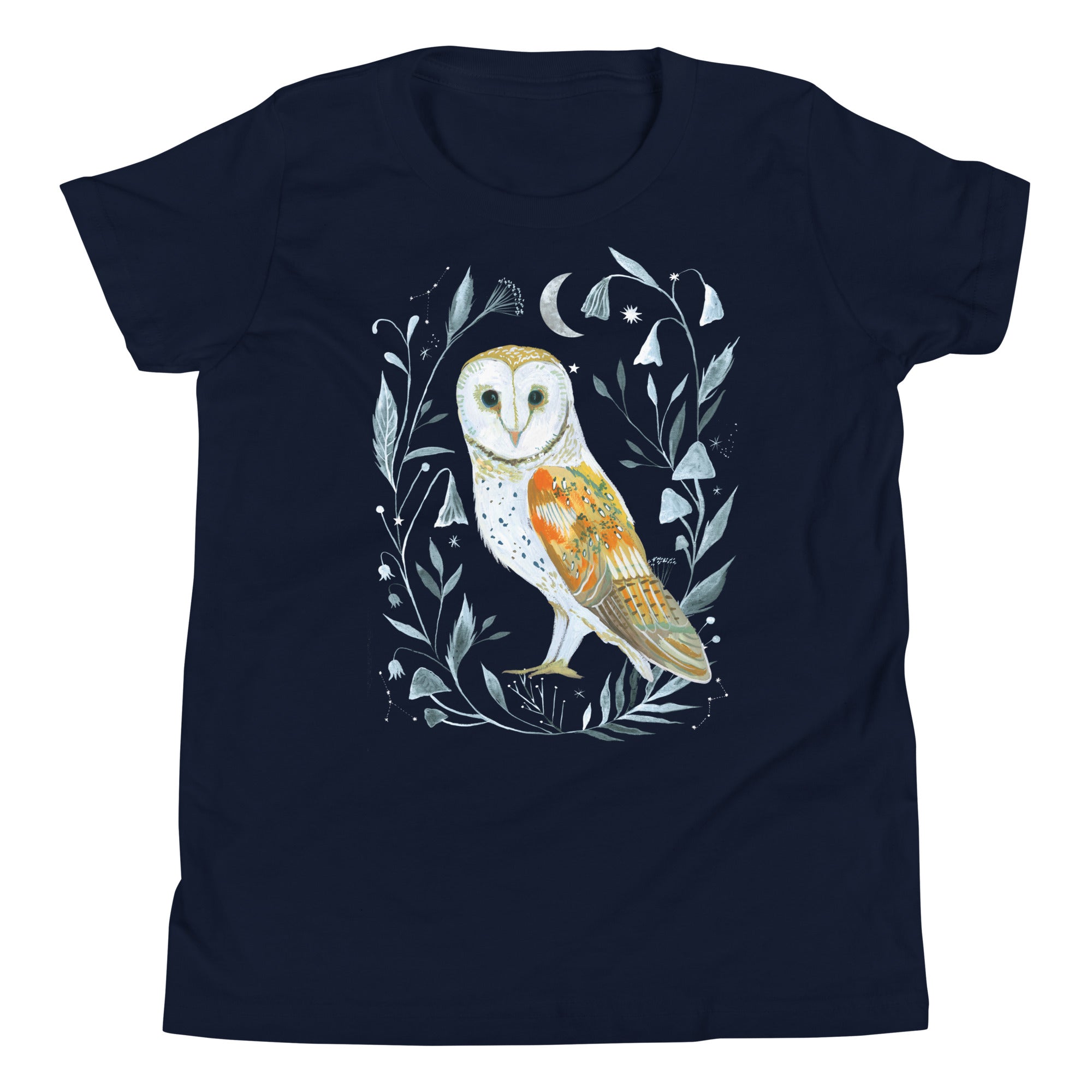 Barn Owl T-Shirt Navy