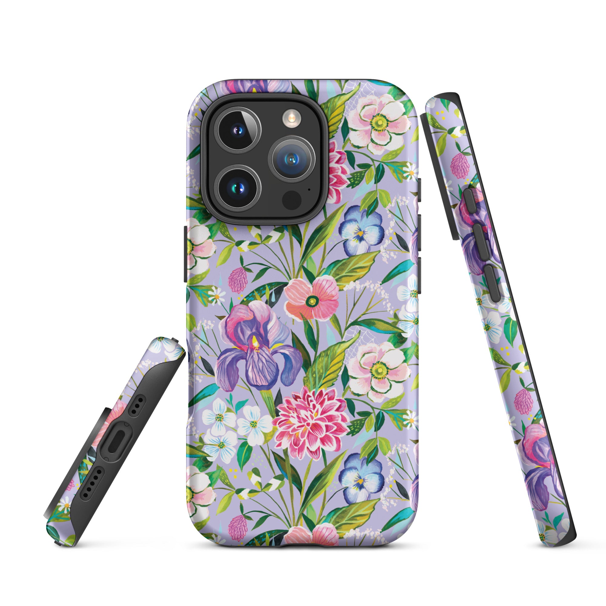 Iris Bouquet Tough Case for iPhone iPhone 16 Pro