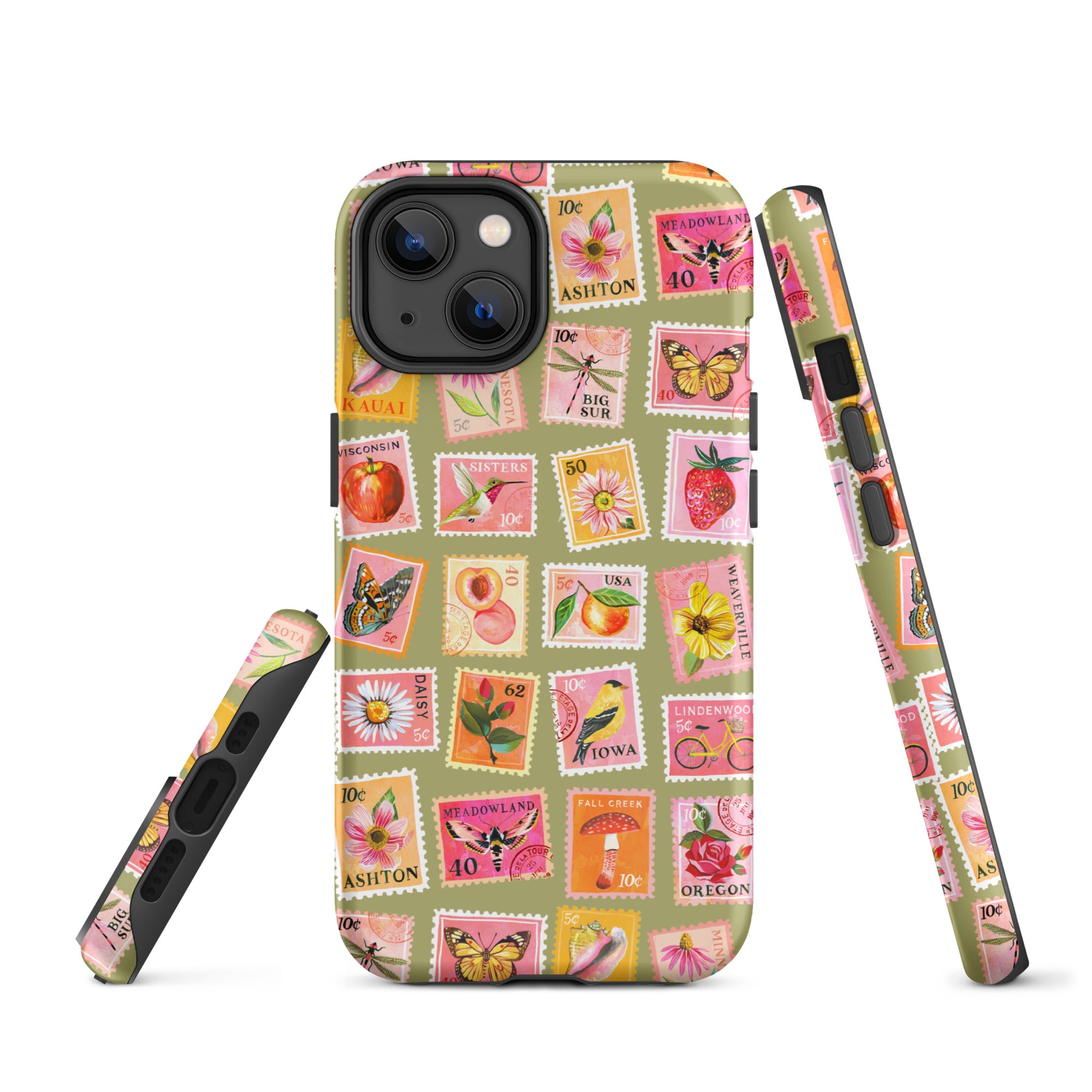 Stamp Collection Tough Case for iPhone® iPhone 14 Matte iPhone 11