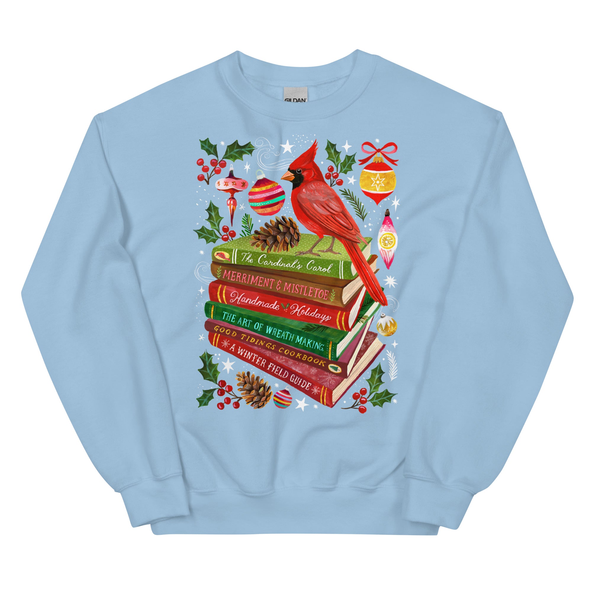 Winter Library Sweatshirt Light Blue