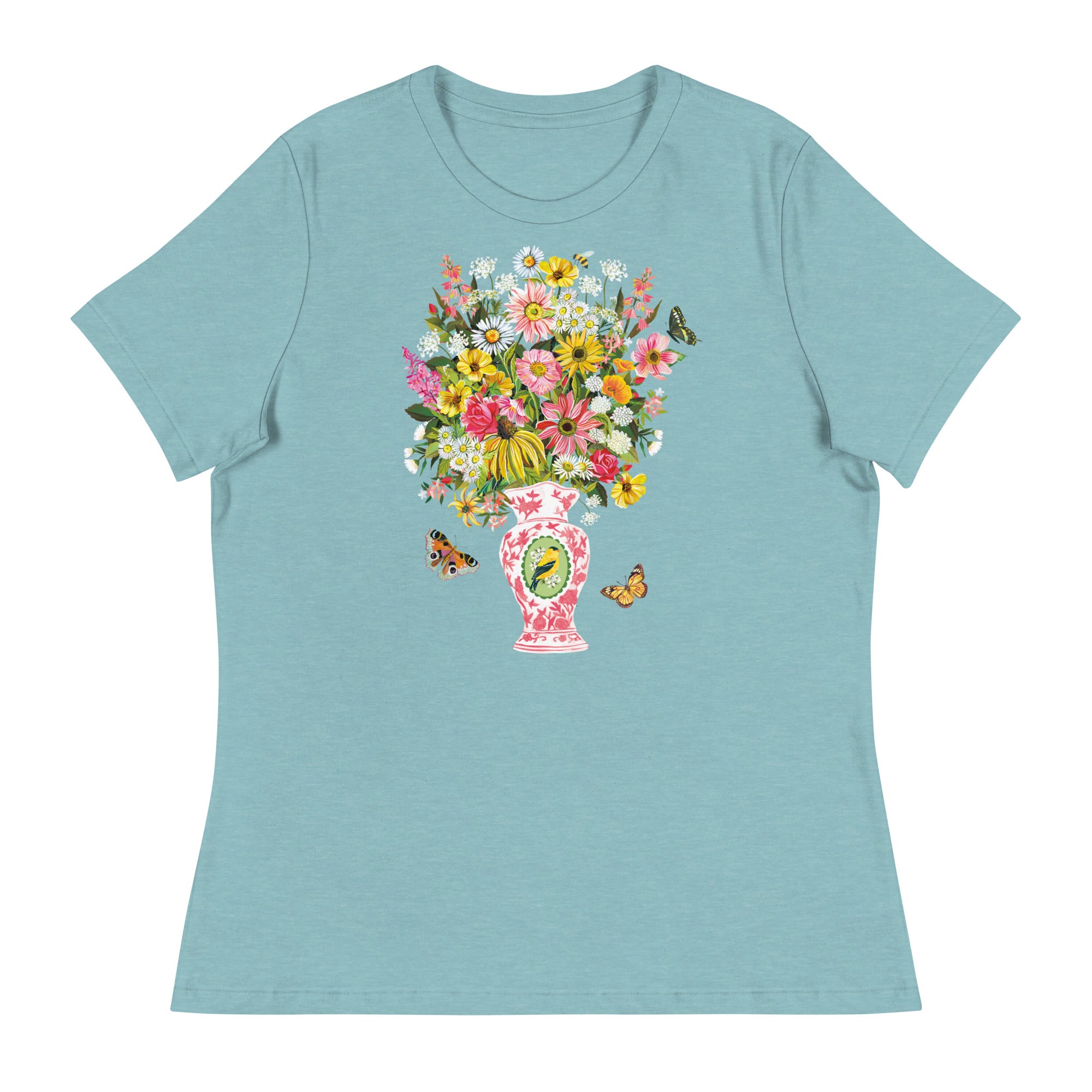 Botanica T-Shirt Heather Blue Lagoon
