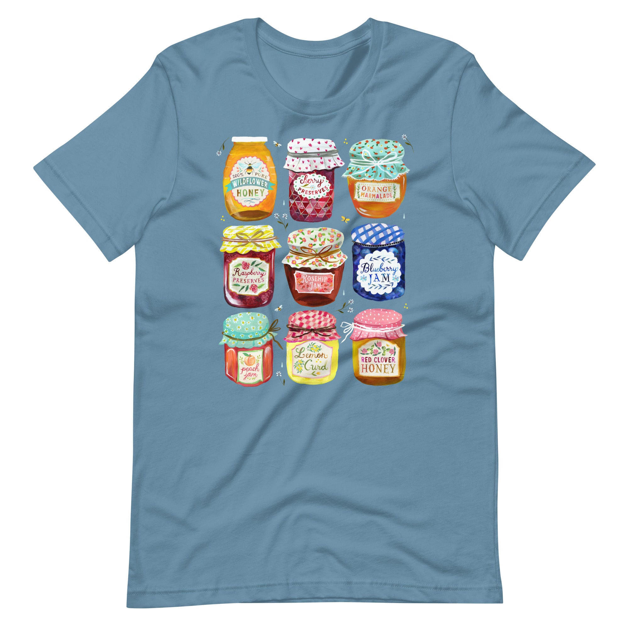 Jam Jars T-shirt Steel Blue