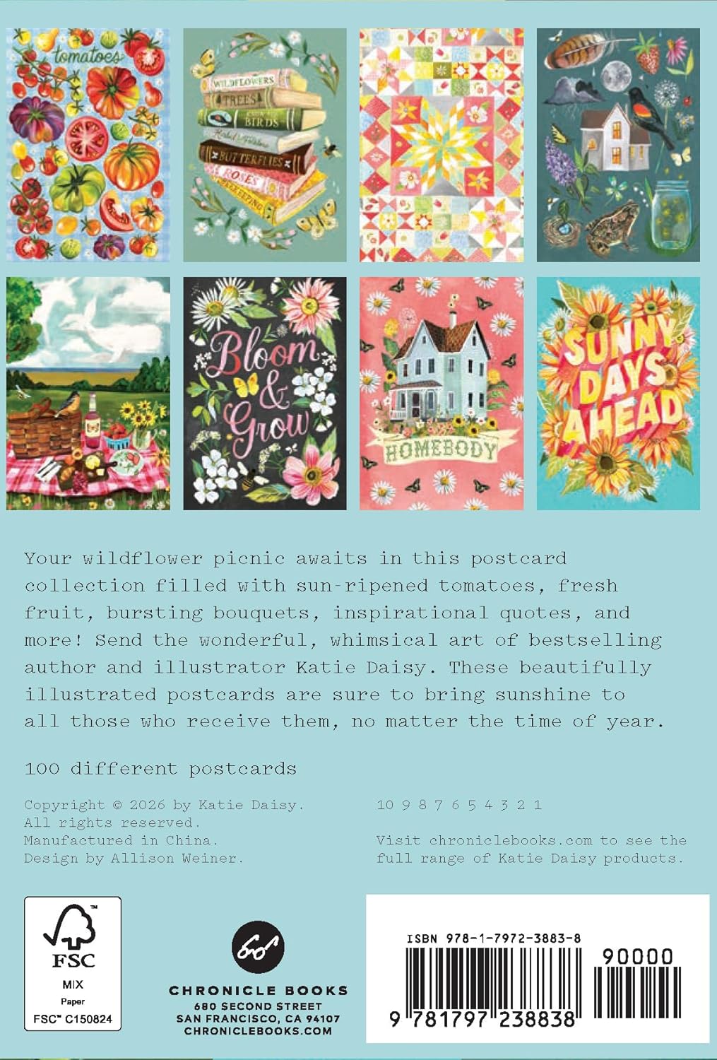 Wildflower Picnic Postcards