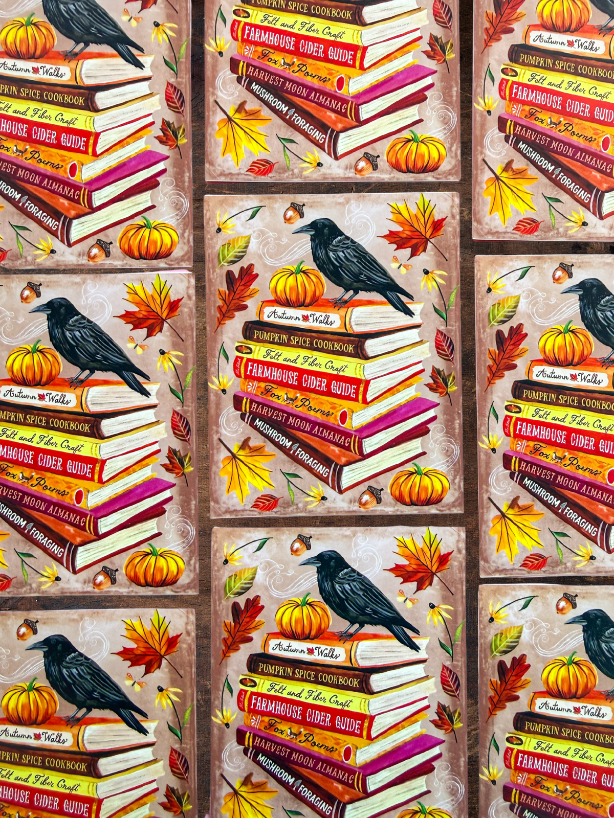 Autumn Library Sticker