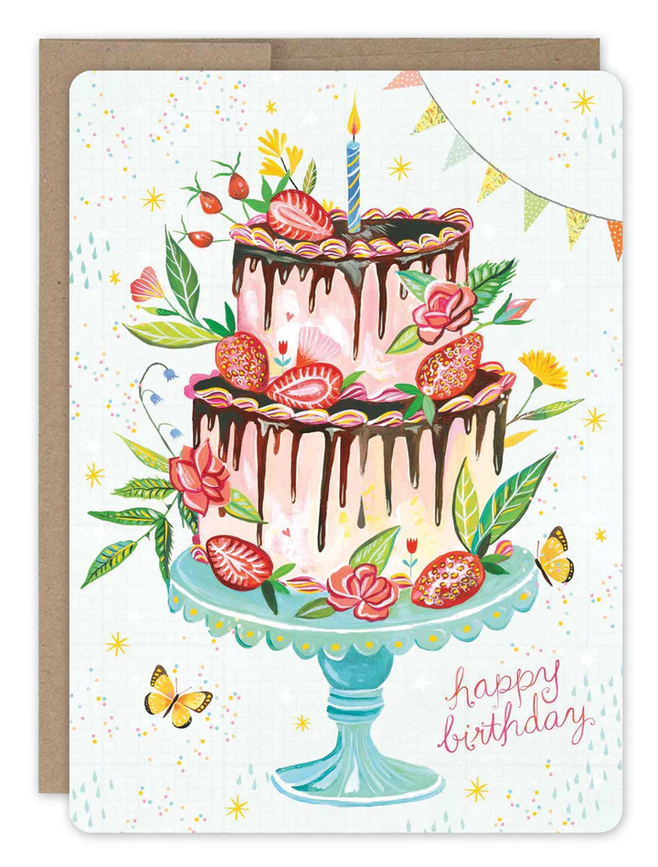 Birthday Cake - Greeting Card